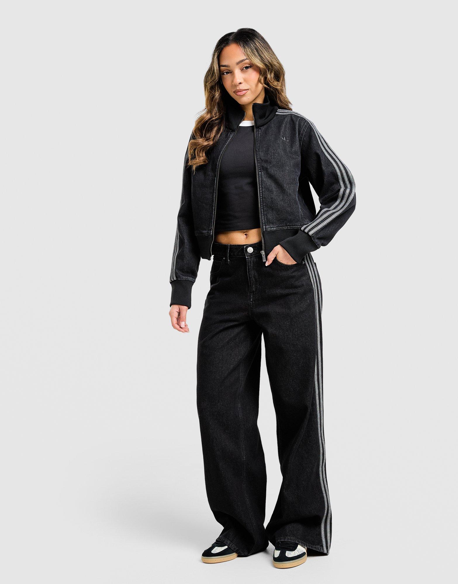 Dámské džíny ADIDAS KALHOTY  FIREBIRD TP D KD2909 Černá