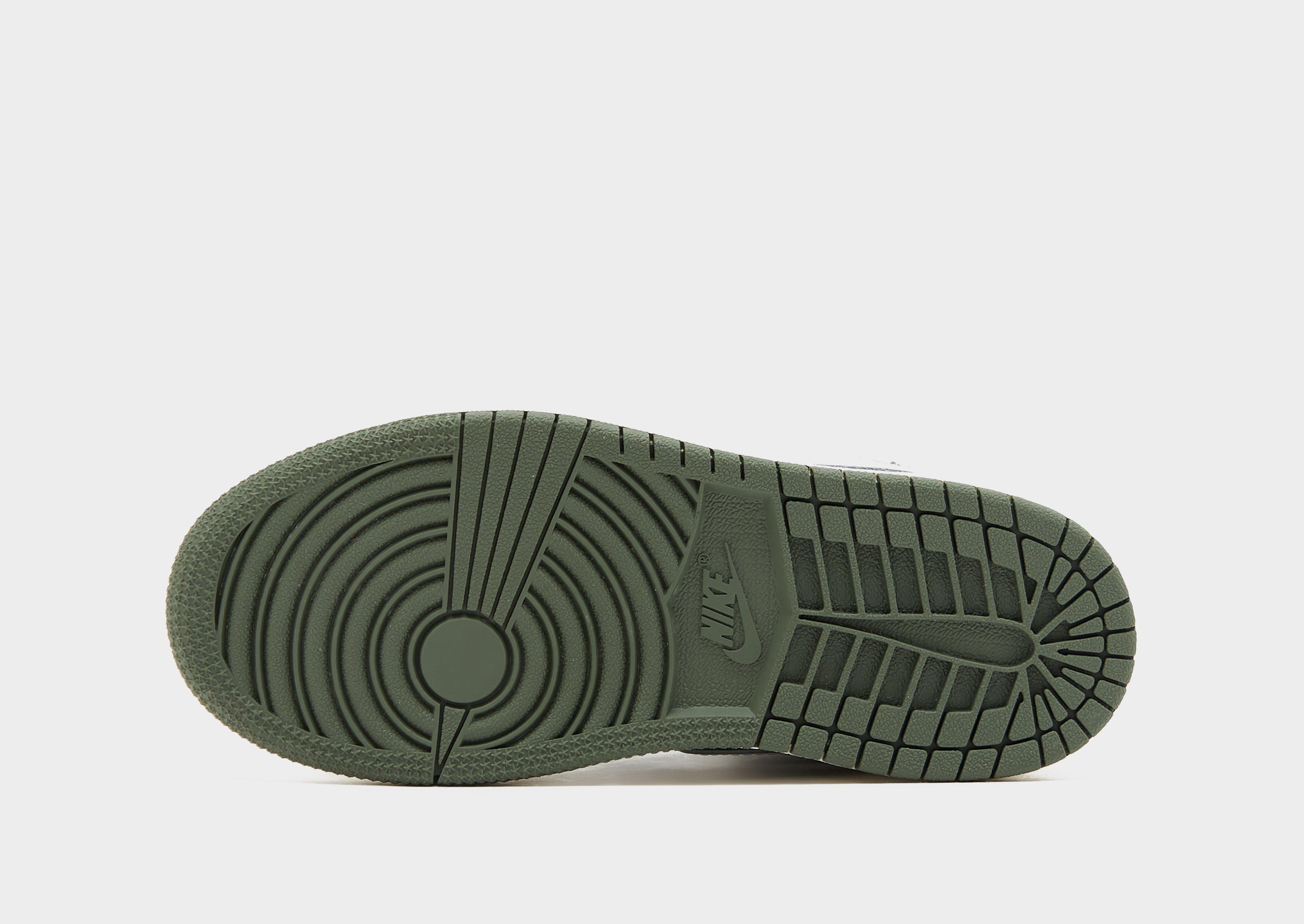 Gyerek sneakers JORDAN AIR 1 MID BG DQ8424-107 Khaki