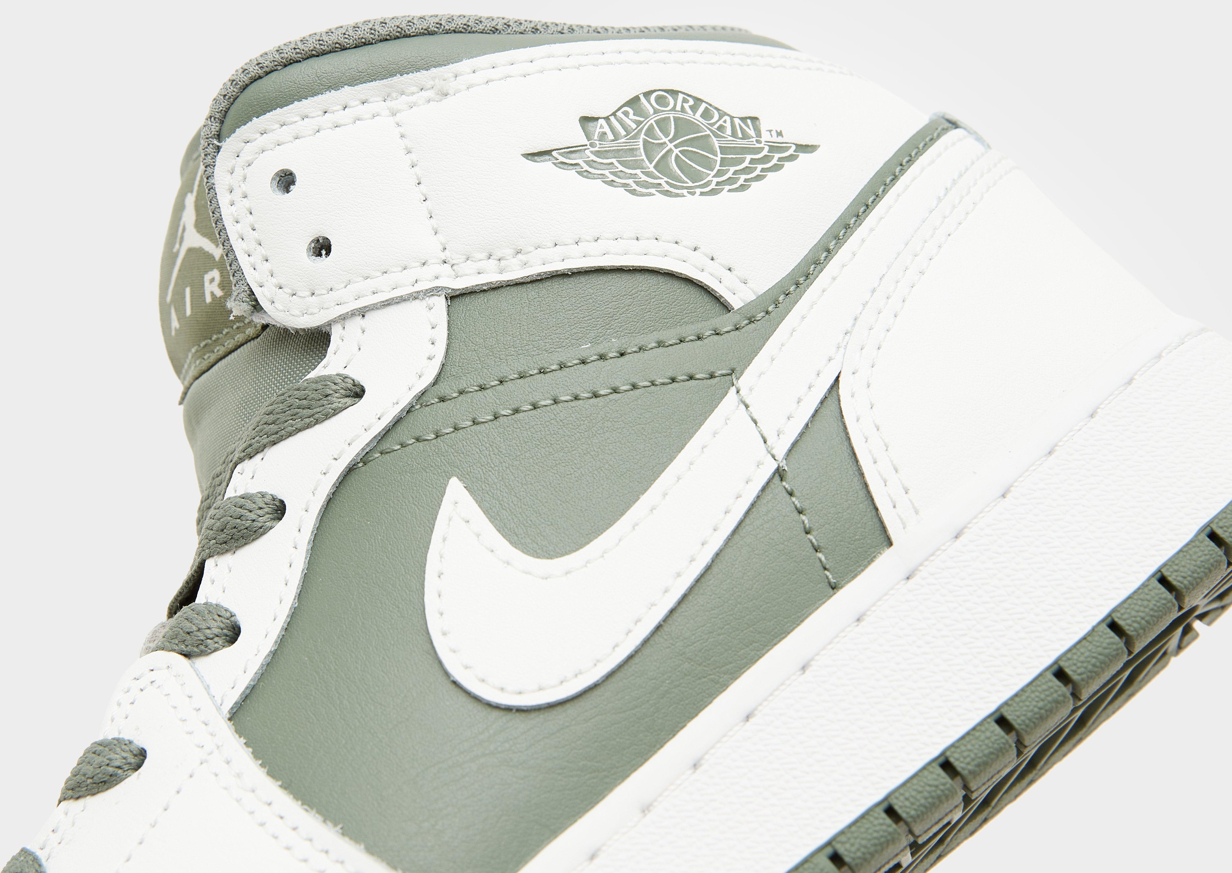 Gyerek sneakers JORDAN AIR 1 MID BG DQ8423-107 Khaki