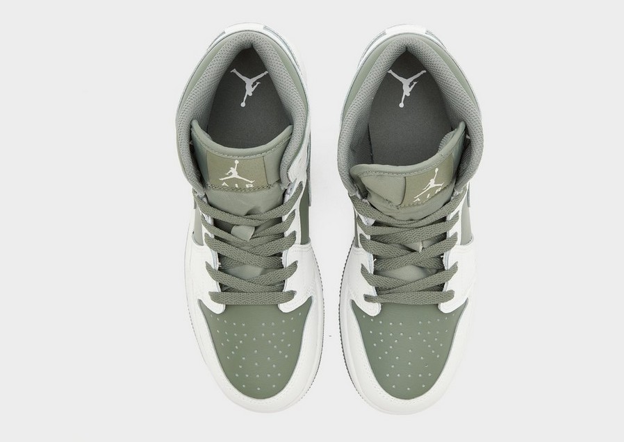 Sneakers JORDAN AIR 1 MID BG DQ8423-107 • Kaki • Copii • JD Sports