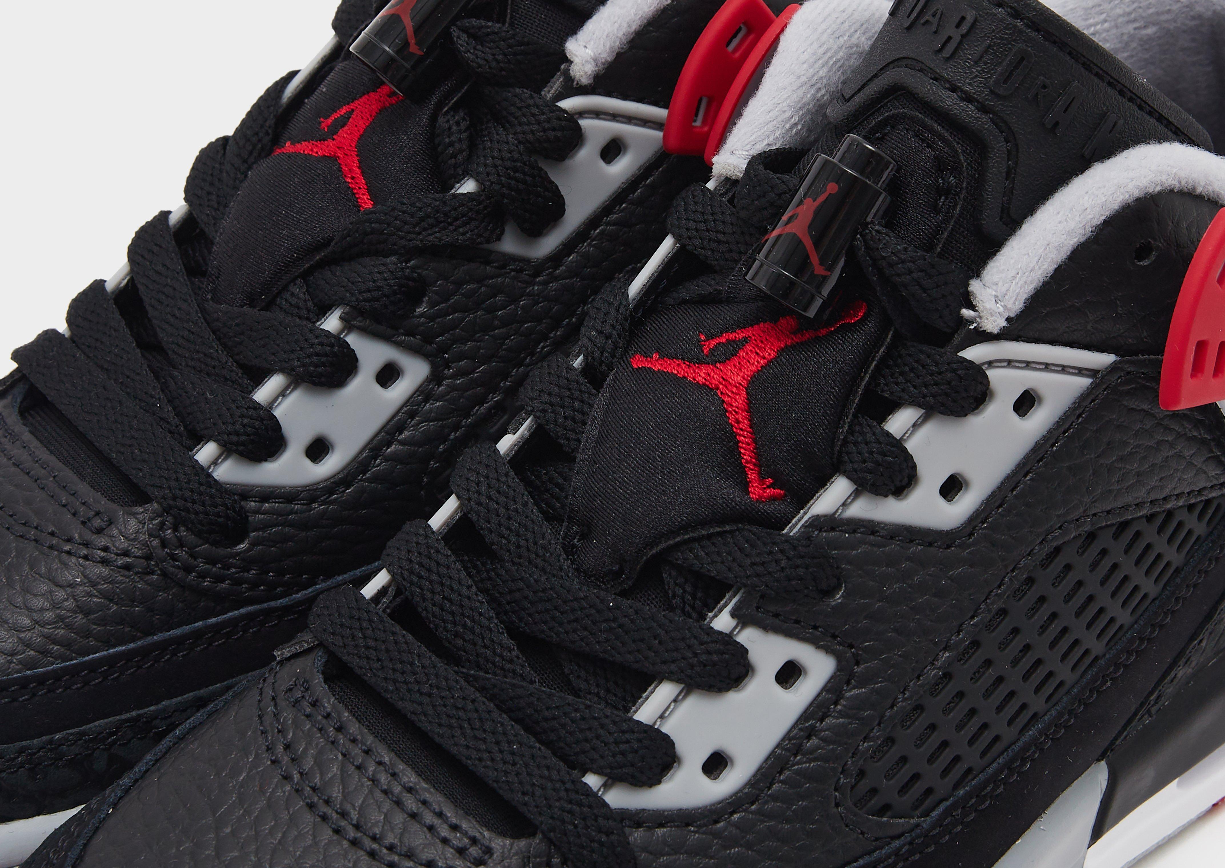 Buty sneakersy dla dzieci JORDAN SPIZIKE LOW BG FQ3950-009 Czarny