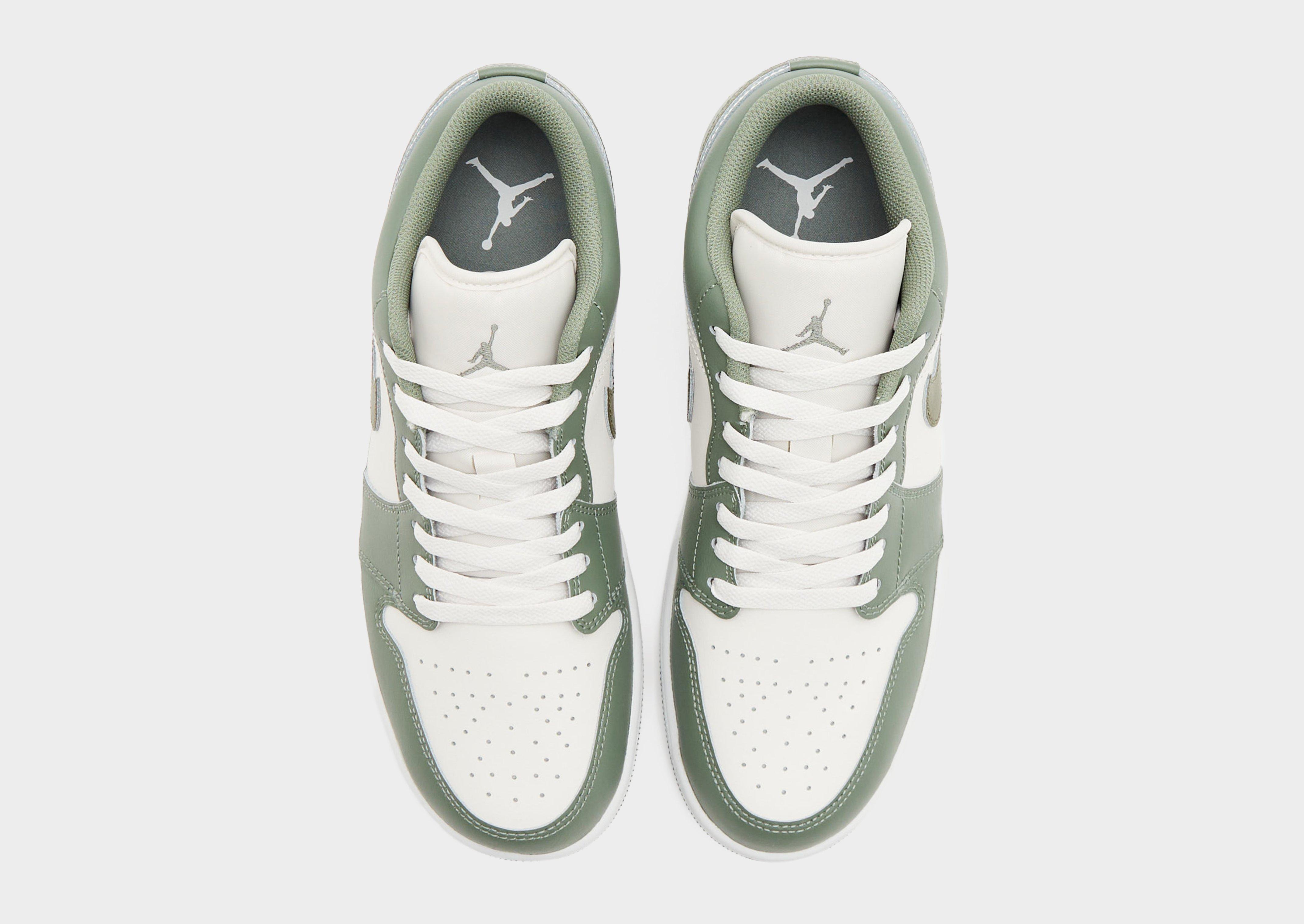 Adidași pentru bărbați AIR JORDAN 1 LOW  553558-300 Verde