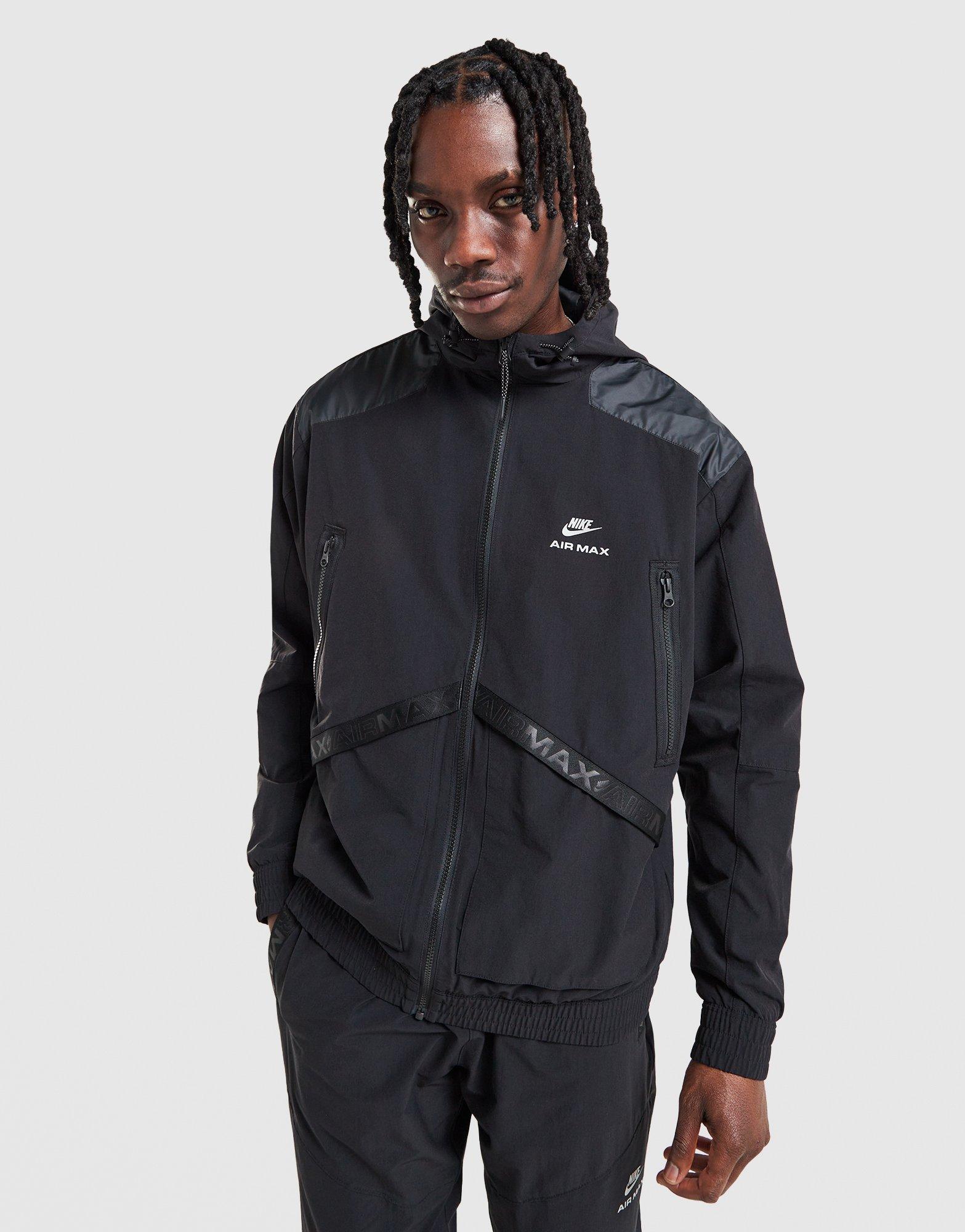 Pánska mikina NIKE MIKINA S KAPUCŇOU   M NSW AIR MAX W JT IO1058-010 Čierna