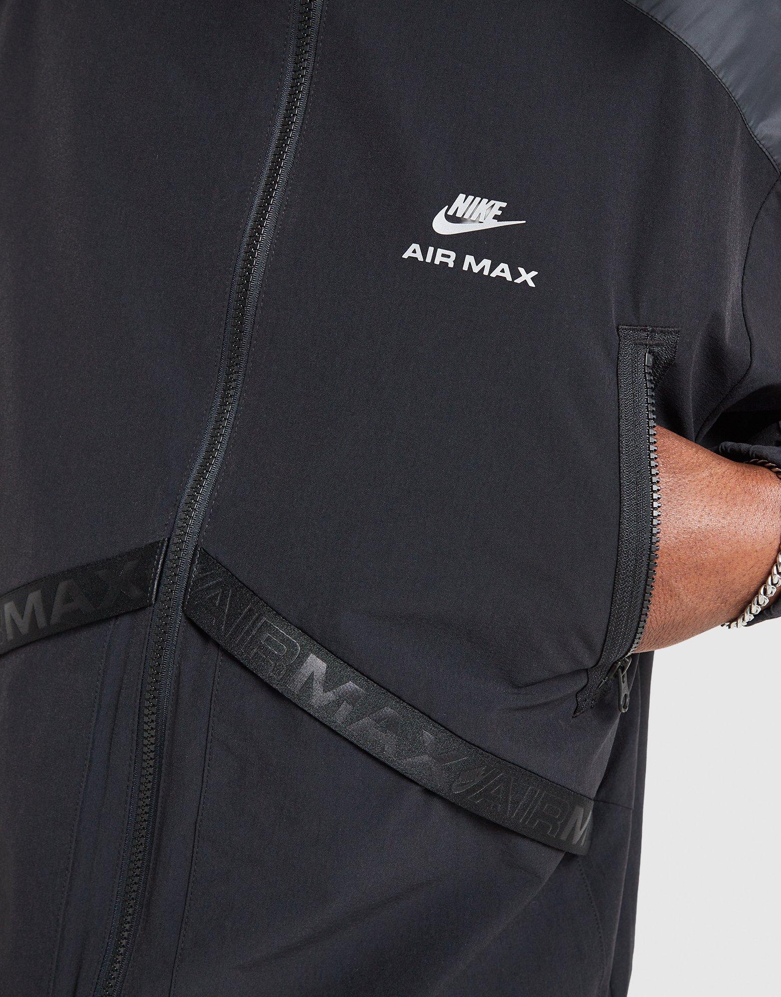 Pánska mikina NIKE MIKINA S KAPUCŇOU   M NSW AIR MAX W JT IO1058-010 Čierna