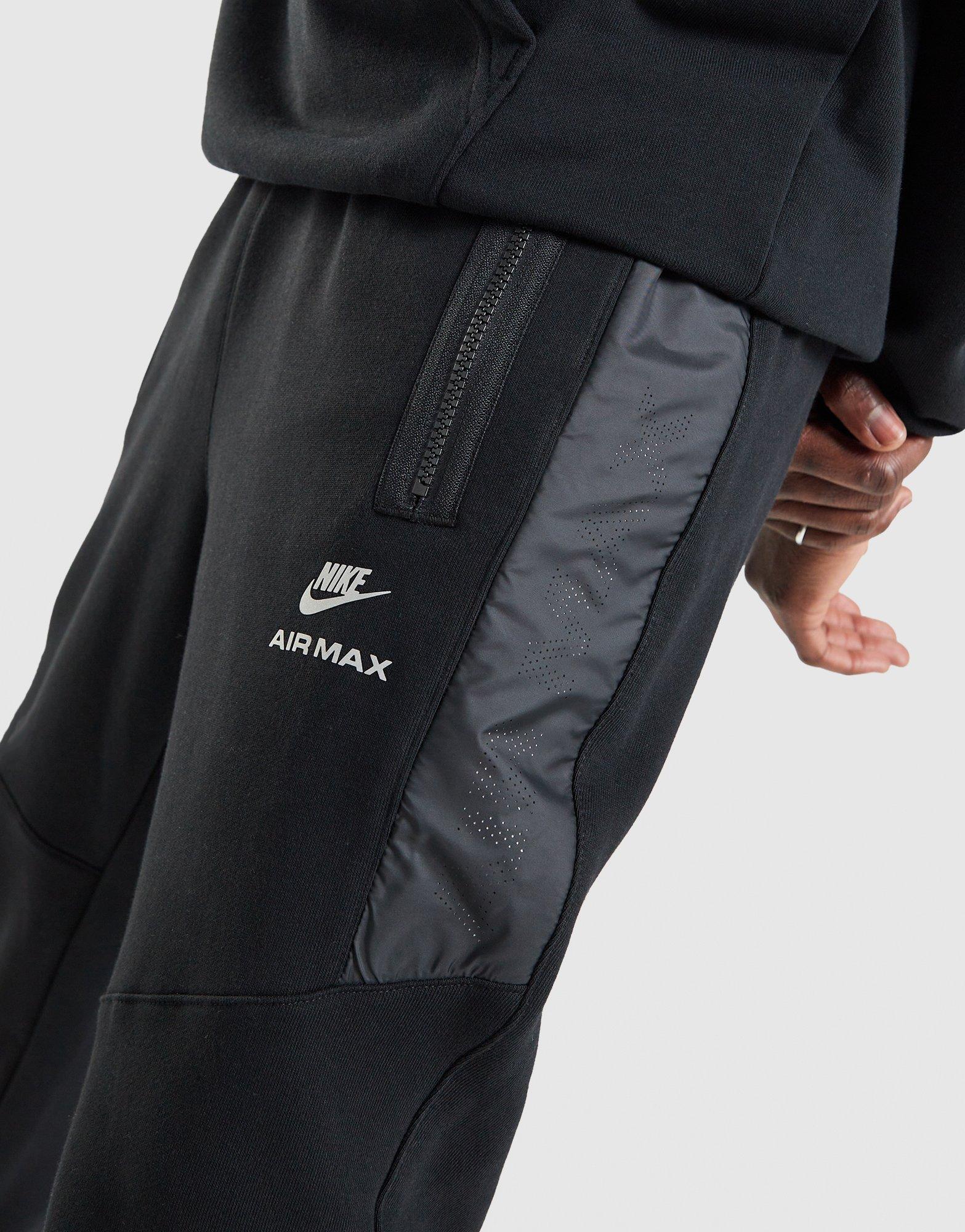 Pánske nohavice NIKE NOHAVICE  M NSW AIR MAX FLC JOGGER IO1063-010 Čierna