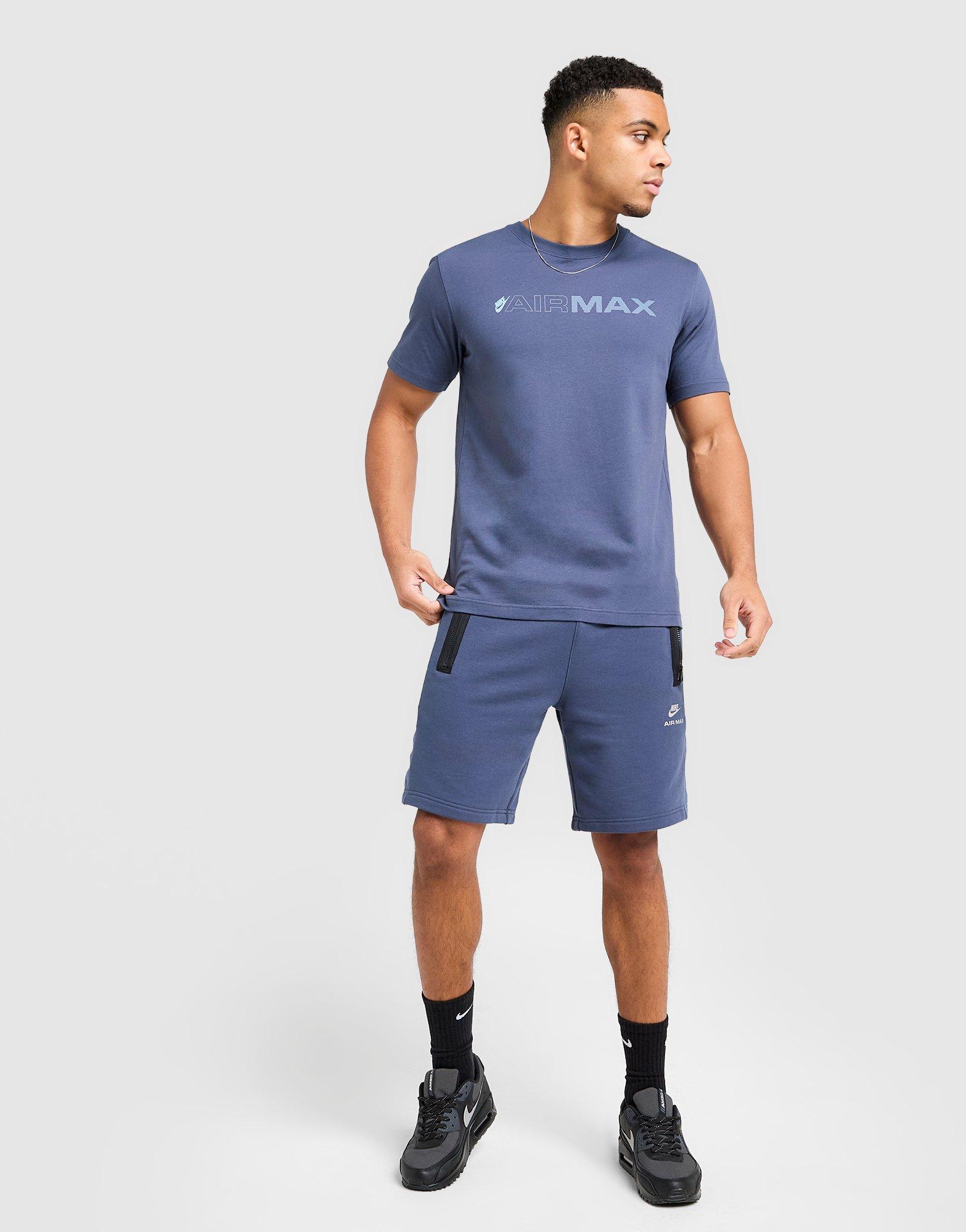 Pánske tričko NIKE TRIČKO M NSW AIR MAX SS TEE IO1061-437 Modrá