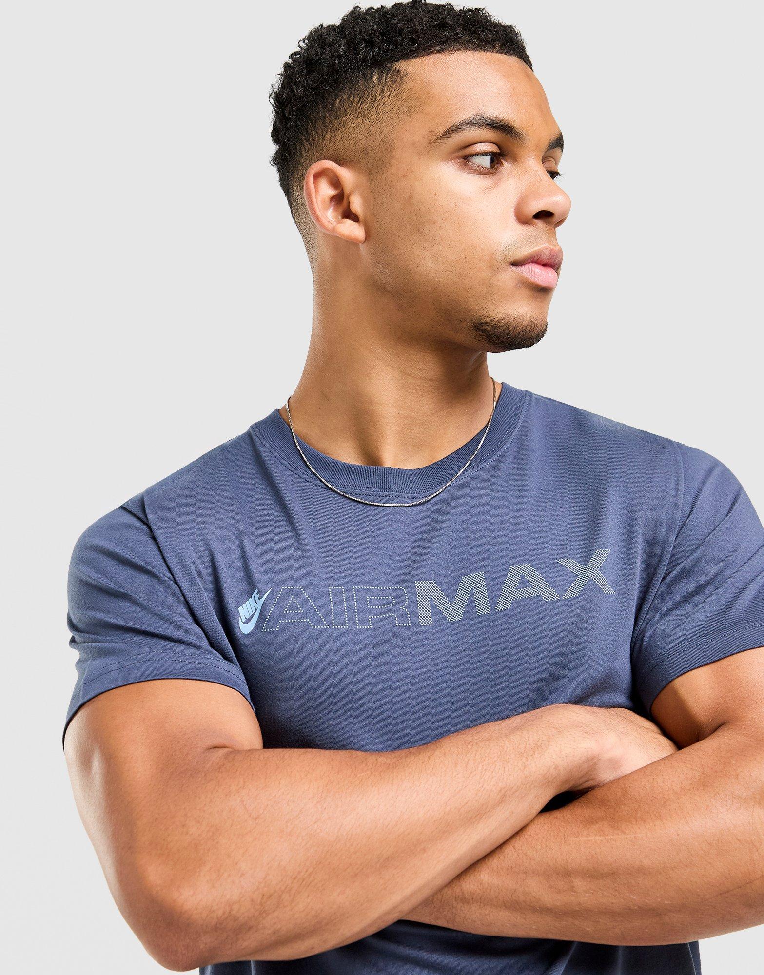 Pánske tričko NIKE TRIČKO M NSW AIR MAX SS TEE IO1061-437 Modrá