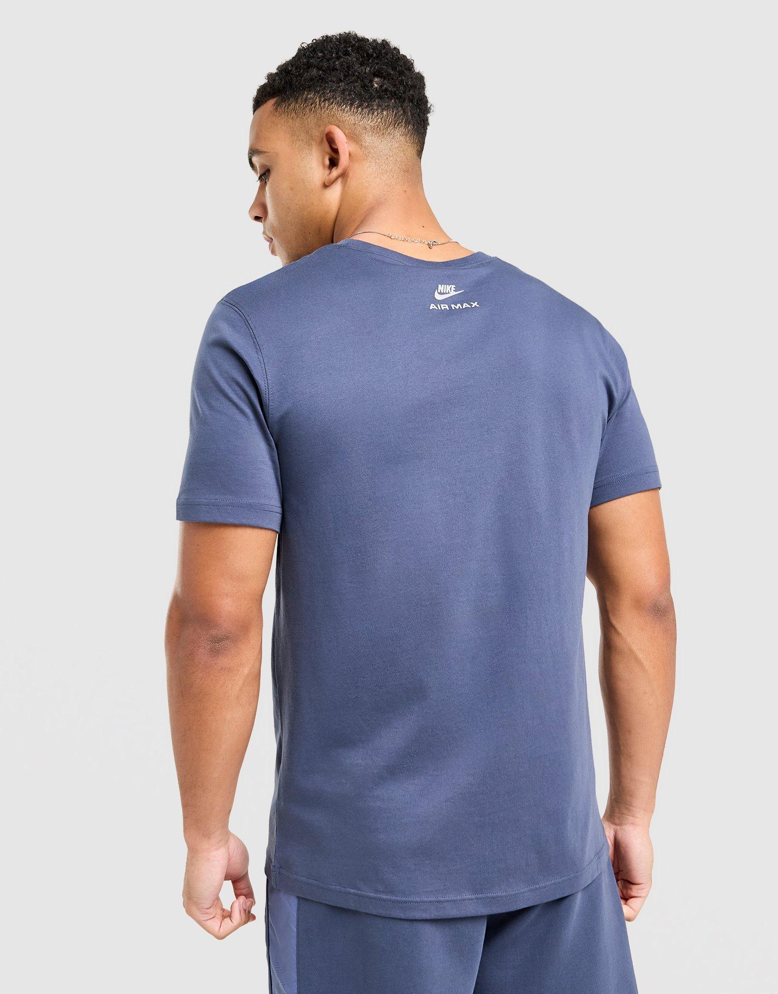 Pánske tričko NIKE TRIČKO M NSW AIR MAX SS TEE IO1061-437 Modrá