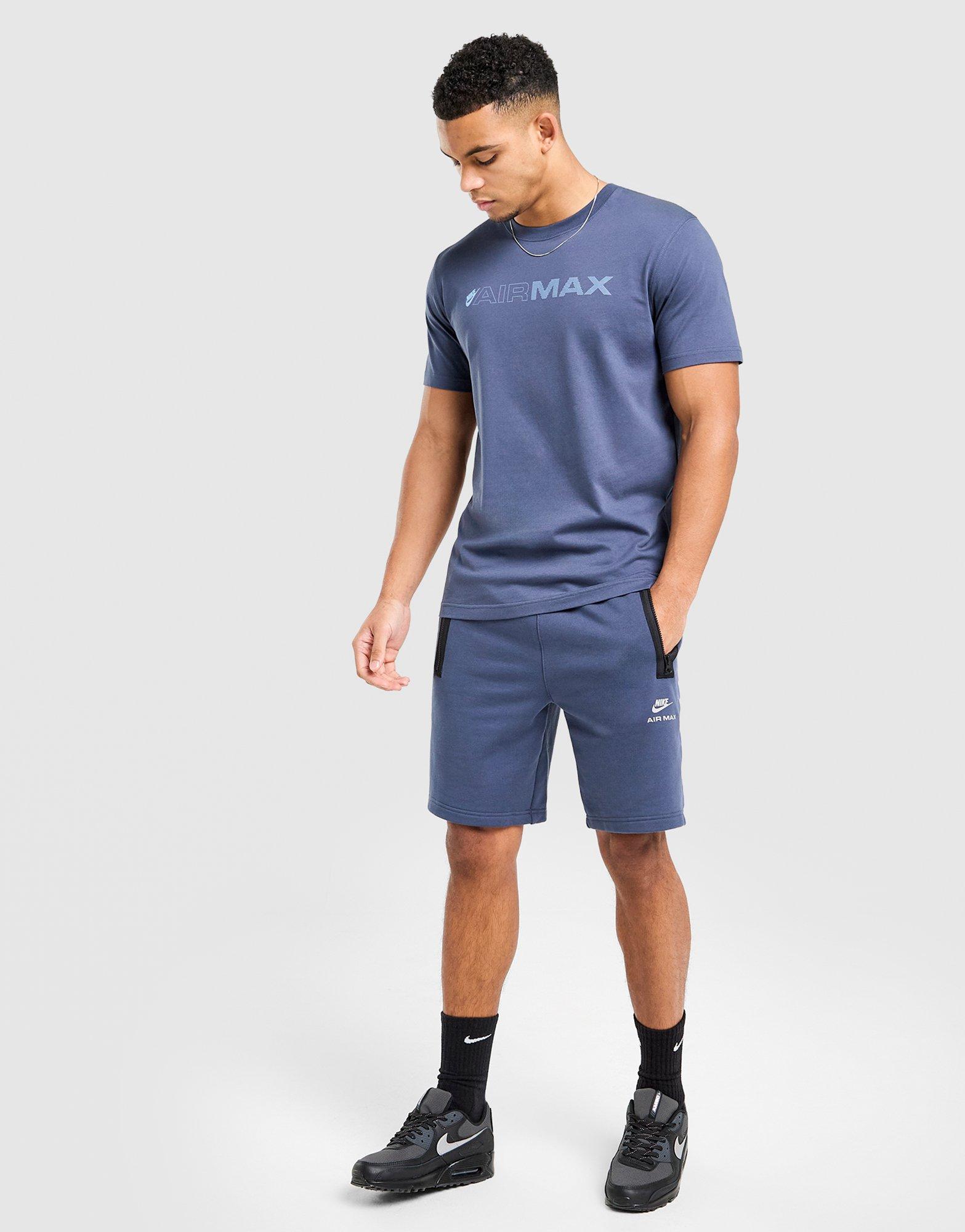 Pánske šortky NIKE ŠORTKY  M NSW AIR MAX FLC SHORT IQ0472-437 Modrá