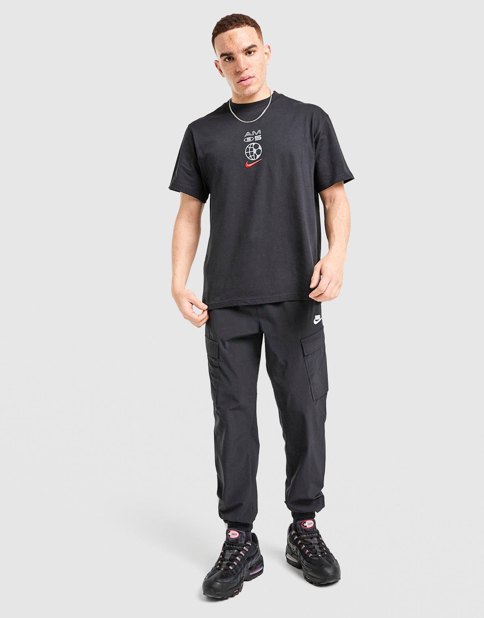Tricou pentru bărbați NIKE TRICOU AIR MAX IH1355-010 Negru