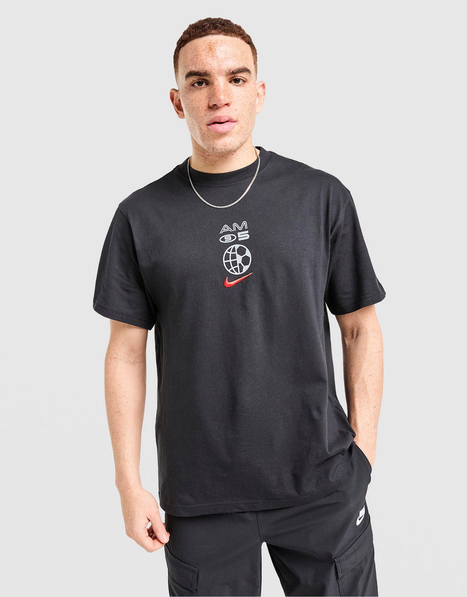 Tricou pentru bărbați NIKE TRICOU AIR MAX IH1355-010 Negru
