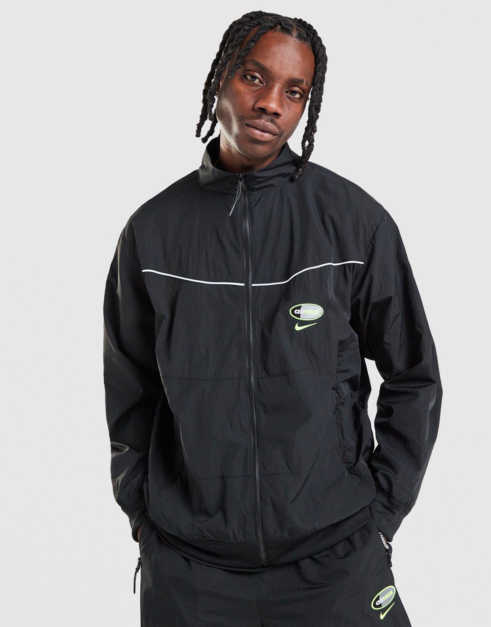 Мъжка блуза NIKE СУИТЧЪР СЪС ЗАКОПЧАВАНЕ   M NSW AIR MAX 95 WVN JKT IO3152-010 Черен