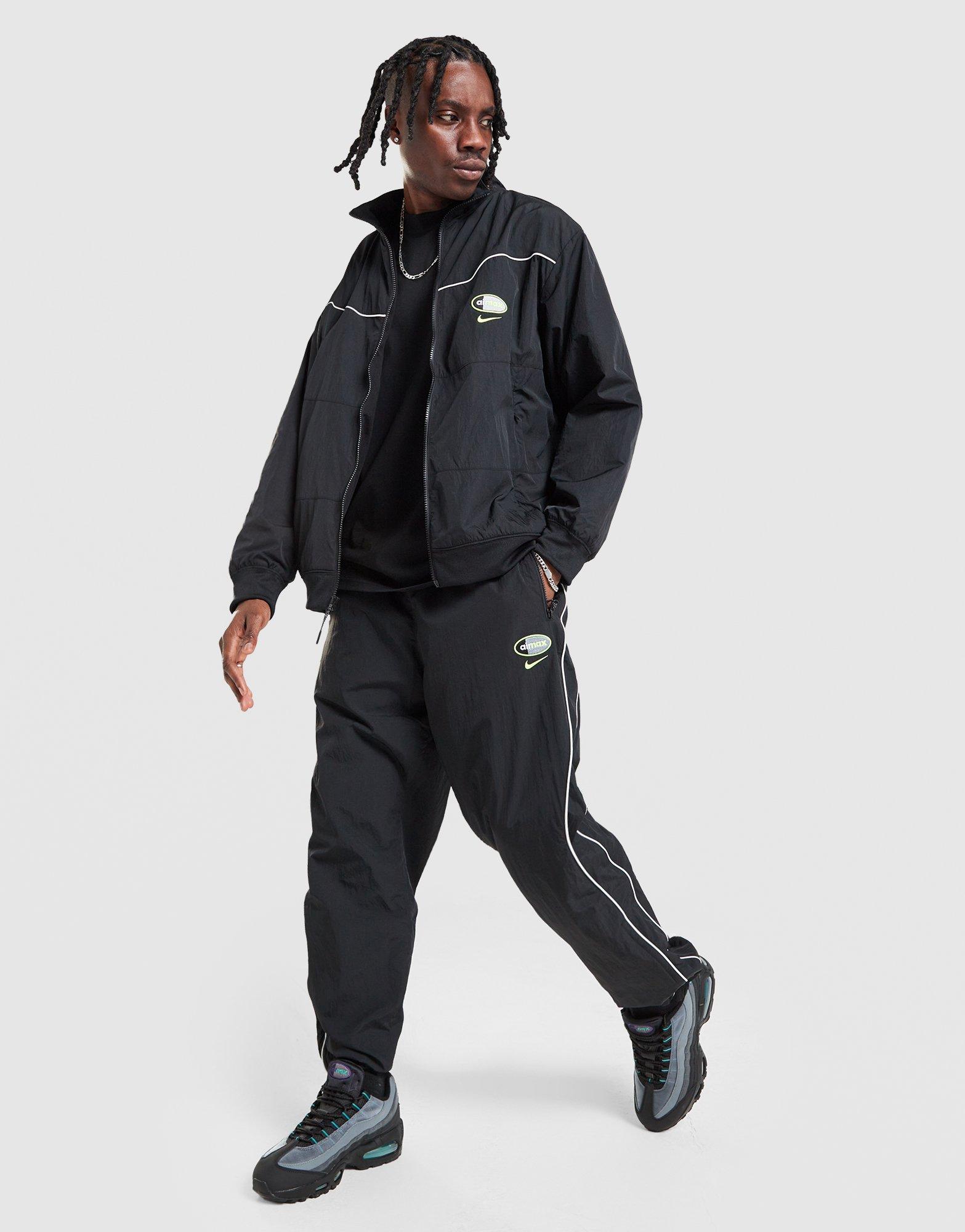 Мъжка блуза NIKE СУИТЧЪР СЪС ЗАКОПЧАВАНЕ   M NSW AIR MAX 95 WVN JKT IO3152-010 Черен