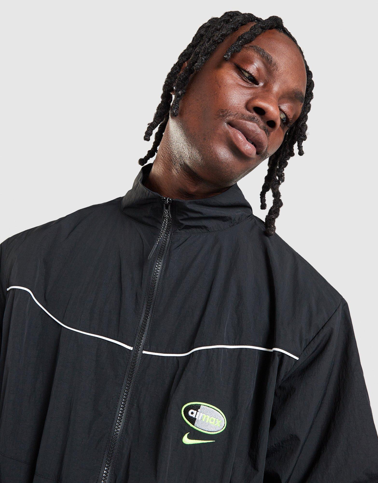 Мъжка блуза NIKE СУИТЧЪР СЪС ЗАКОПЧАВАНЕ   M NSW AIR MAX 95 WVN JKT IO3152-010 Черен