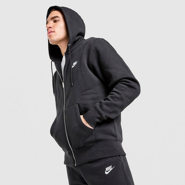 NIKE КОФТА НА БЛИСКАВЦІ З КАПЮШОНОМ   M NSW CLUB DT HDFZ