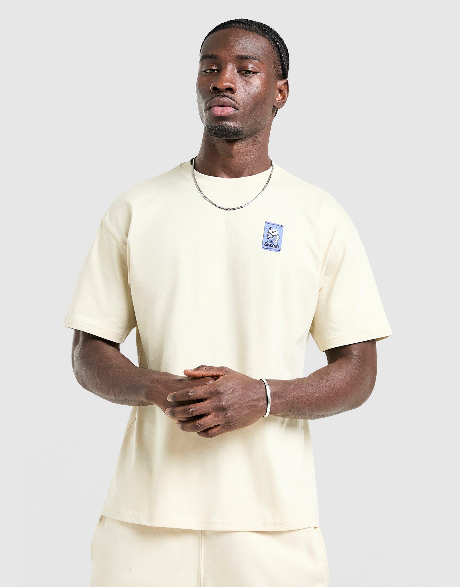 Чоловічі футболки NIKE ФУТБОЛКА U NSW TEE LSE CAFE SWOOSH VAN IH1157-229 Бежевий