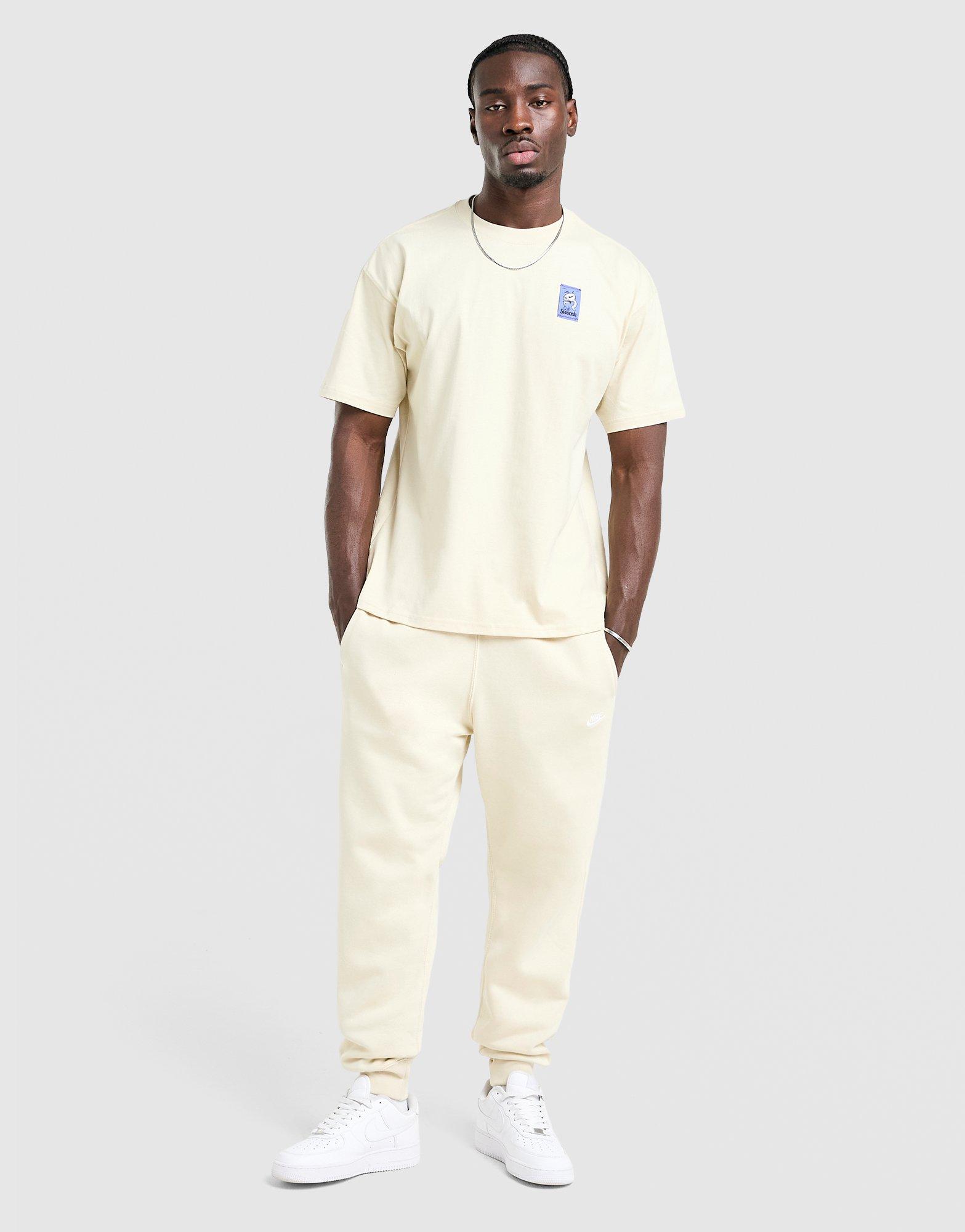 Чоловічі футболки NIKE ФУТБОЛКА U NSW TEE LSE CAFE SWOOSH VAN IH1157-229 Бежевий