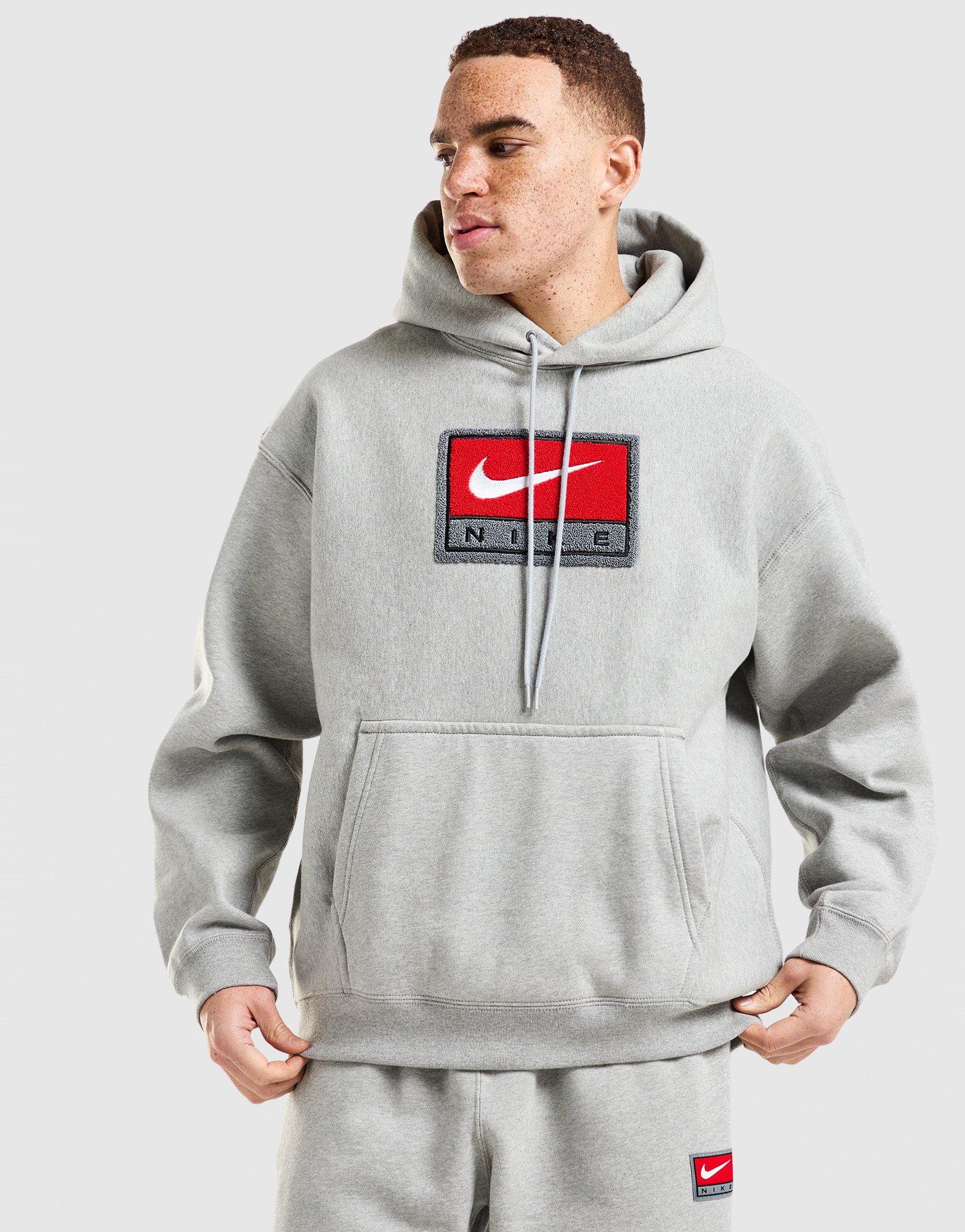 Bluză pentru bărbați NIKE BLUZĂ CU GLUGĂ M NL SOLO SWSH PO HD GFX IF1258-063 Gri