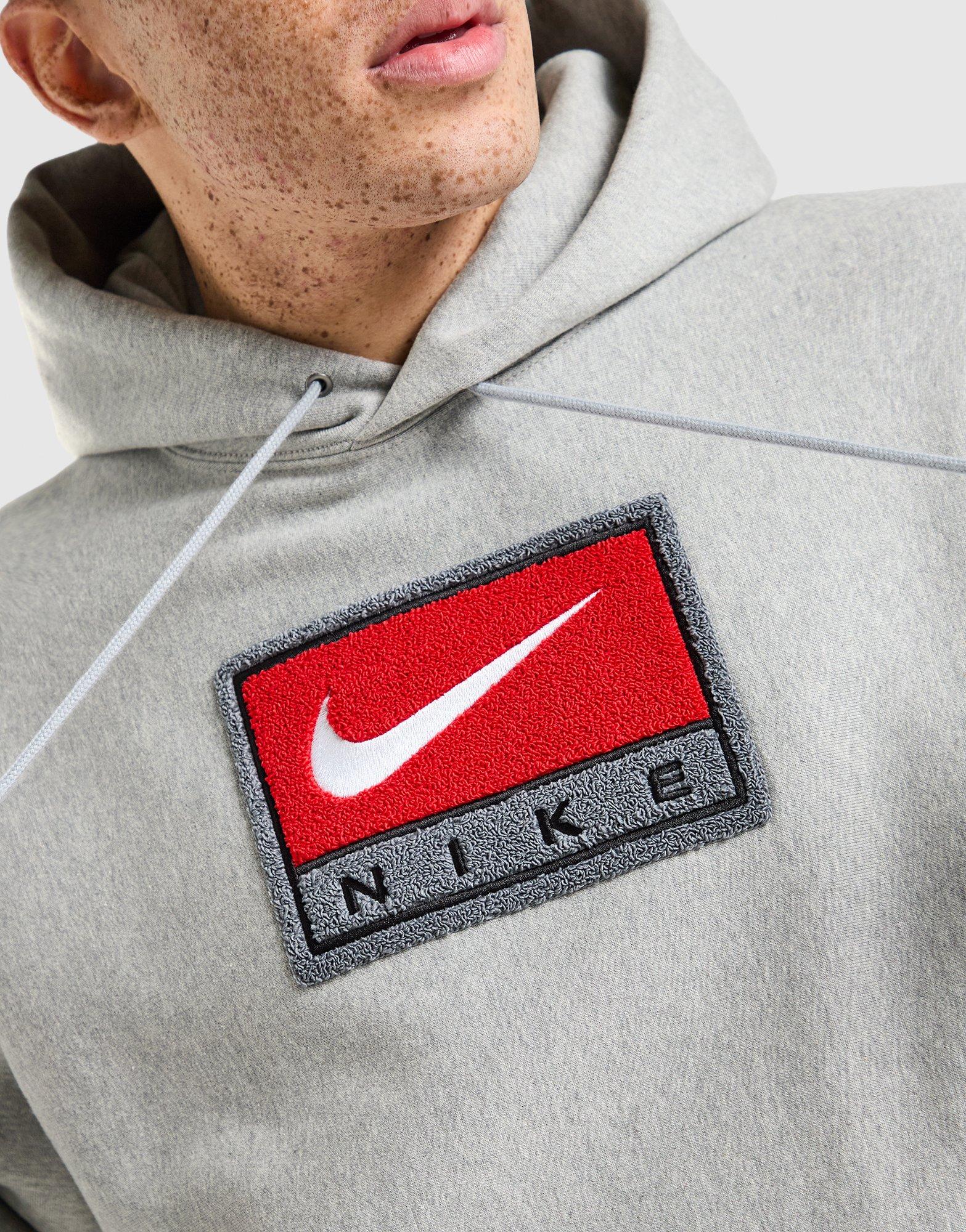 Bluză pentru bărbați NIKE BLUZĂ CU GLUGĂ M NL SOLO SWSH PO HD GFX IF1258-063 Gri