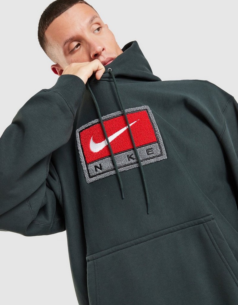 NIKE КОФТА З КАПЮШОНОМ M NL SOLO SWSH PO HD GFX IF1258-317 | колір