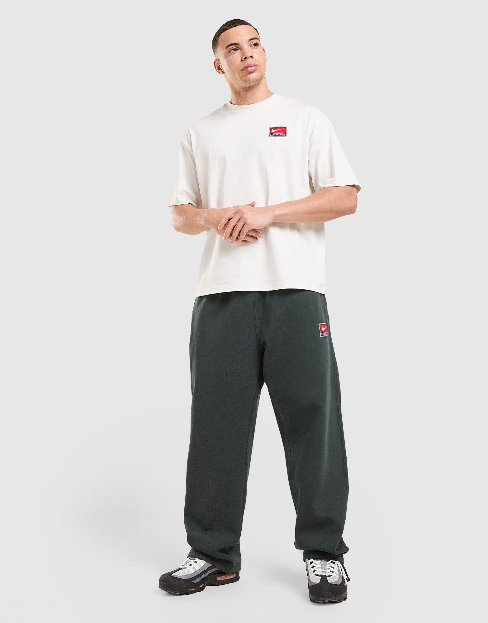 Koszulka, t-shirt męski NIKE T-SHIRT M NL SS BOXY KNIT TOP II4379-030 Beżowy