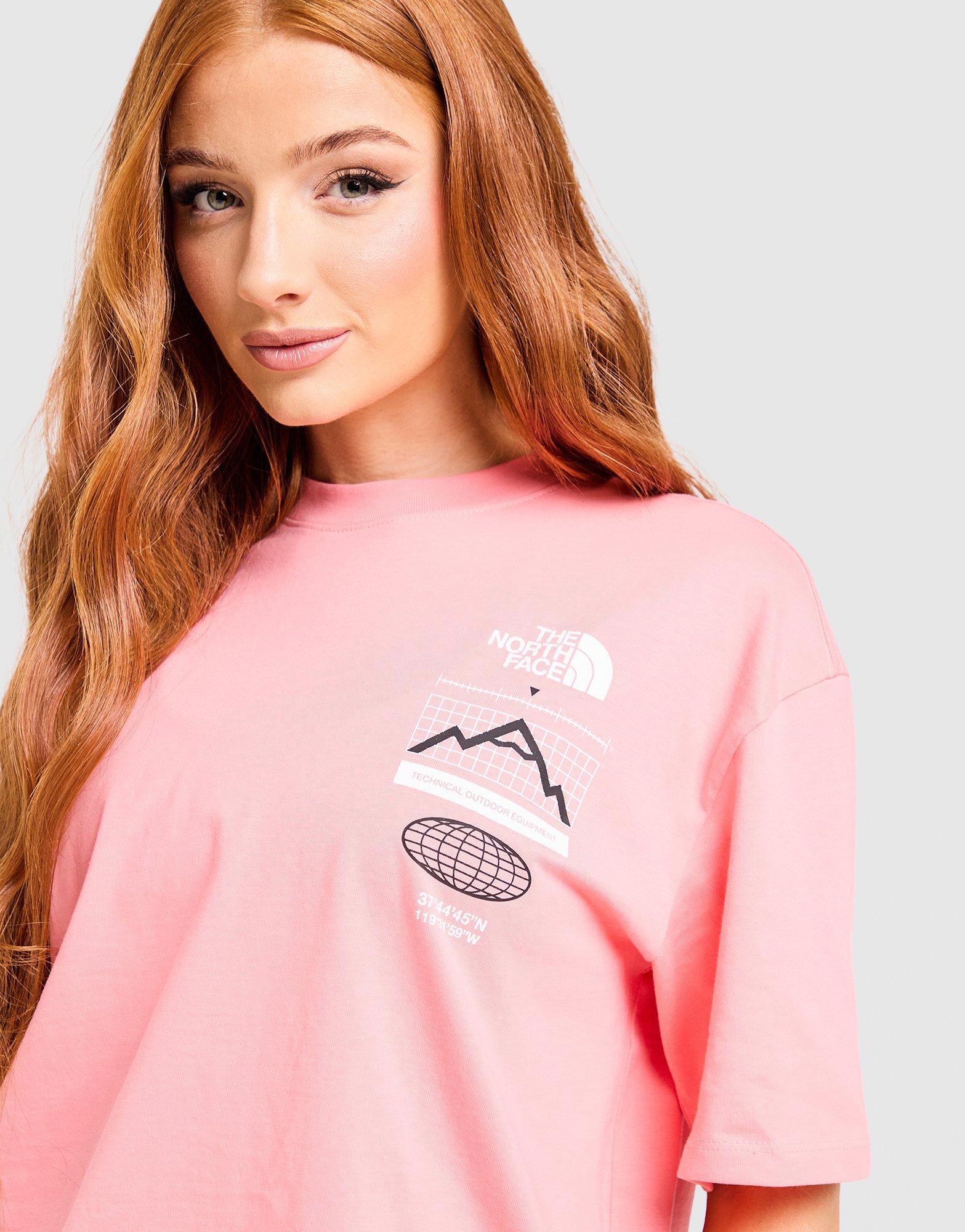 Női póló THE NORTH FACE PÓLÓ W MULTI TEK OVERSIZE TEE NF0A8H83G521 Rózsaszín