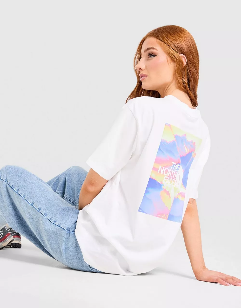 THE NORTH FACE ФУТБОЛКА MOUNTAIN   PRISM OVERSIZE TEE, фото 1 з 5