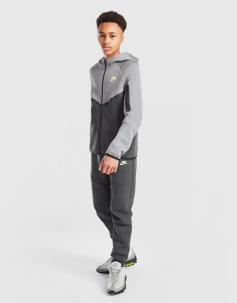 NIKE BLUZĂ B NSW TCH FLC FZ - PD Copii Gri HV5867-015 | JD Sports