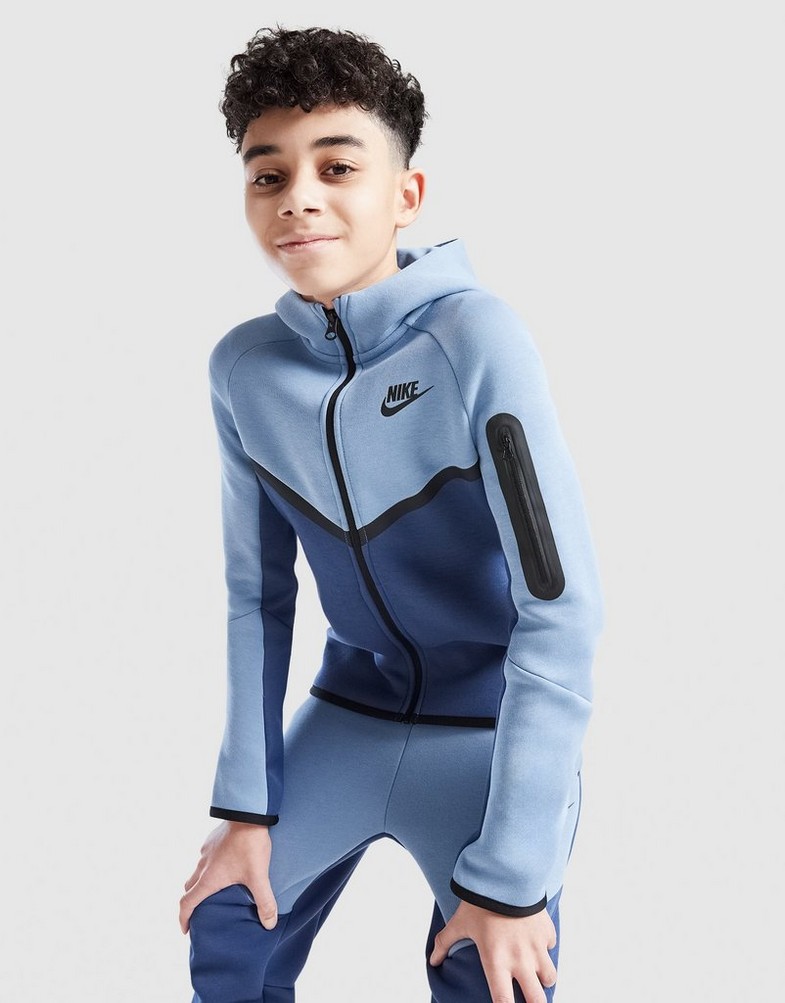 NIKE КОФТА B NSW TCH FLC FZ - PD HV5867-486 | колір Синій | Одяг в