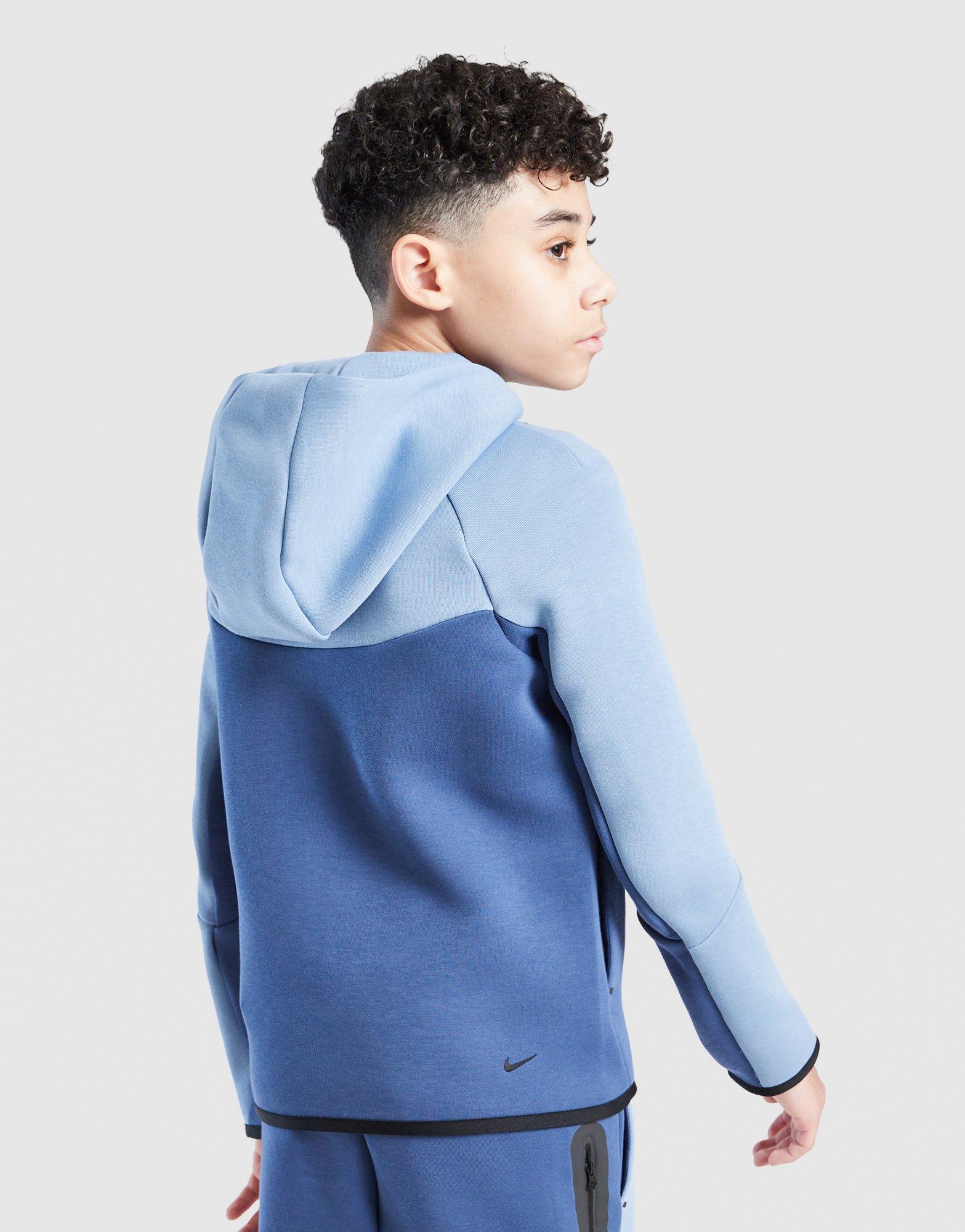 Bluza dziecięca NIKE BLUZA B NSW TCH FLC FZ - PD HV5867-486 Niebieski