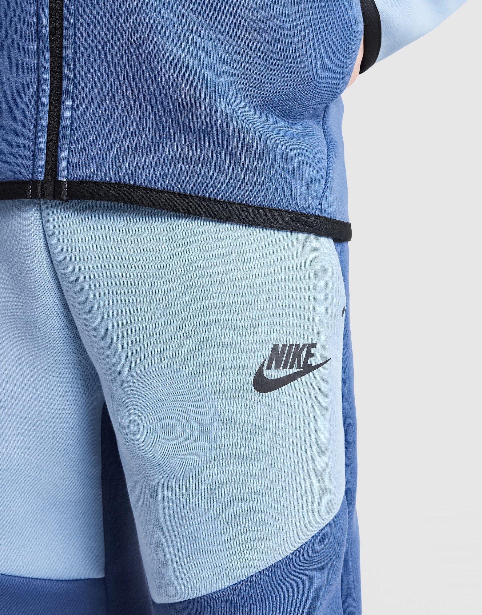 NIKE SPODNIE B NSW TCH FLC JGGR - PD HV5869-461 Niebieski