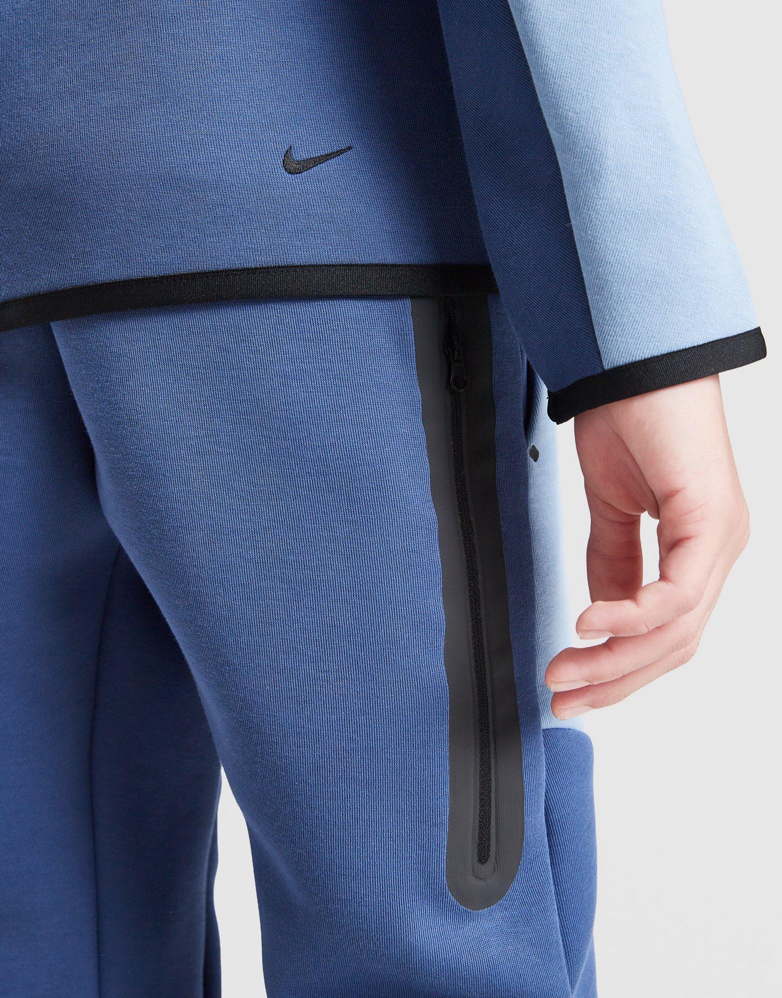 NIKE SPODNIE B NSW TCH FLC JGGR - PD HV5869-461 Niebieski