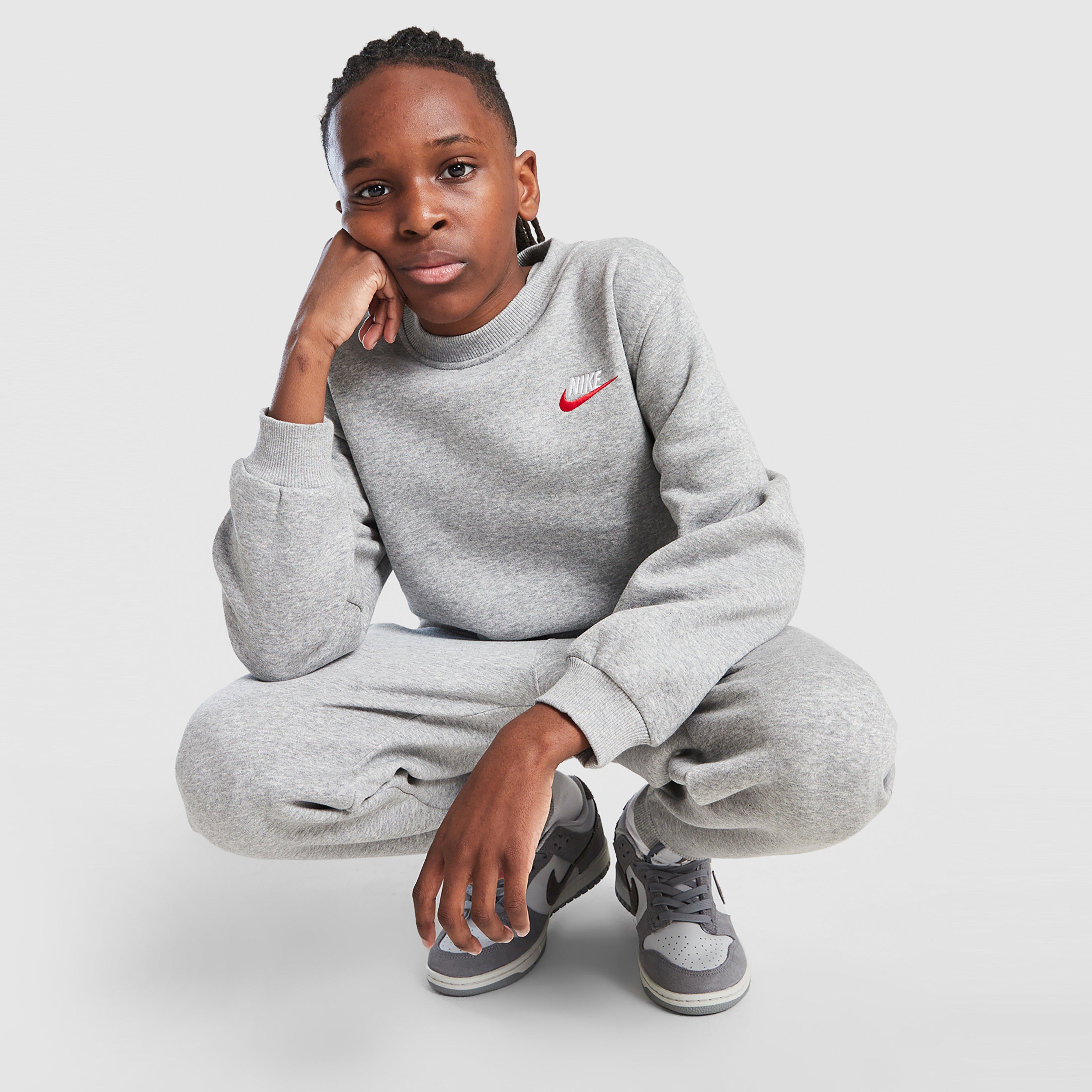 Детски суичър NIKE СУИТЧЪР K NSW CLUB FLC CREW LS LBR