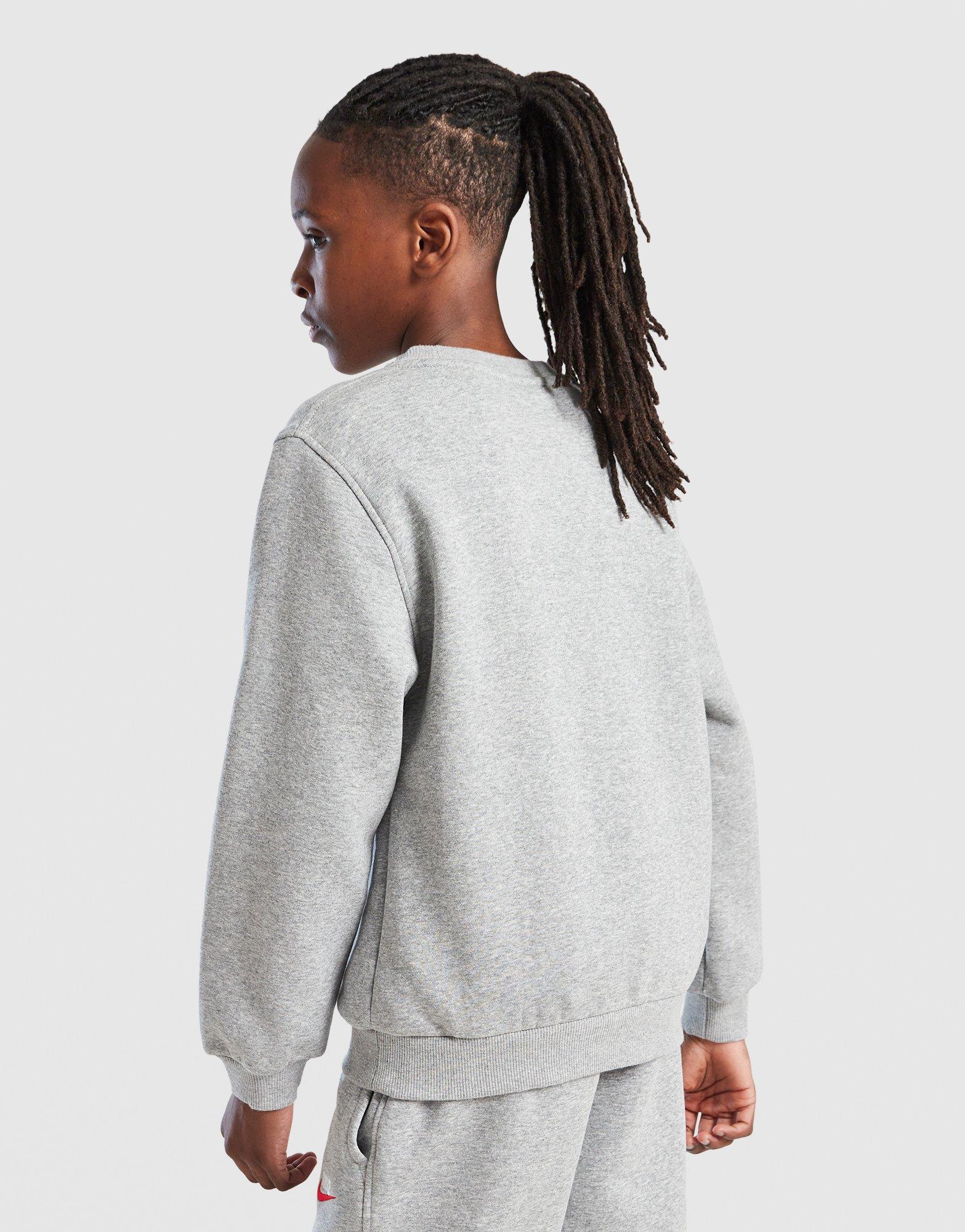 Детски суичър NIKE СУИТЧЪР K NSW CLUB FLC CREW LS LBR FD3006-067 Сив