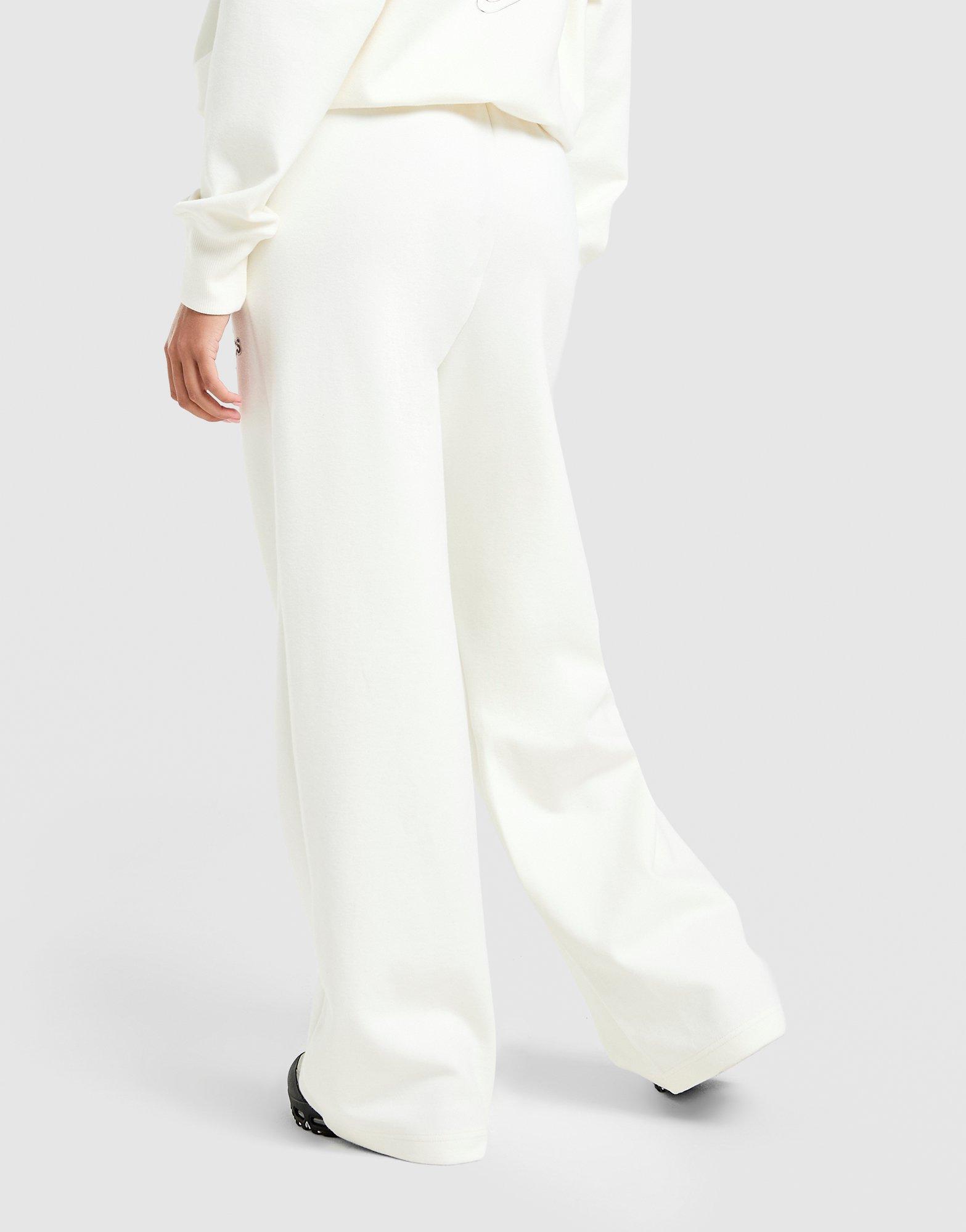 Dámske nohavice NIKE NOHAVICE  W NK PHNX FLC HR PANT WD GLS IO1297-133 Béžová