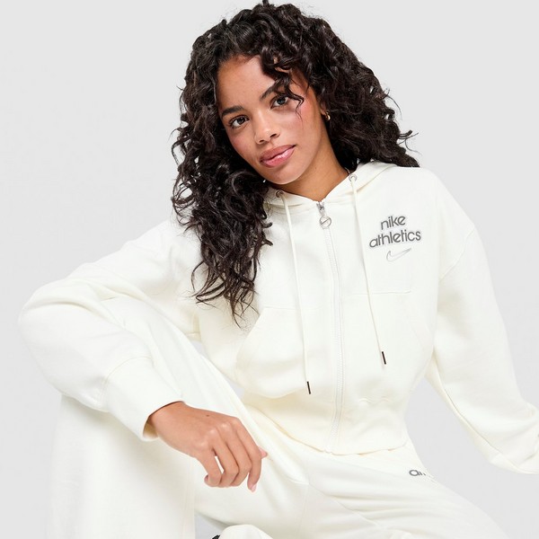 NIKE СУИТЧЪР СЪС ЗАКОПЧАВАНЕ   С КАЧУЛКА W NK PHNX FLC FZ