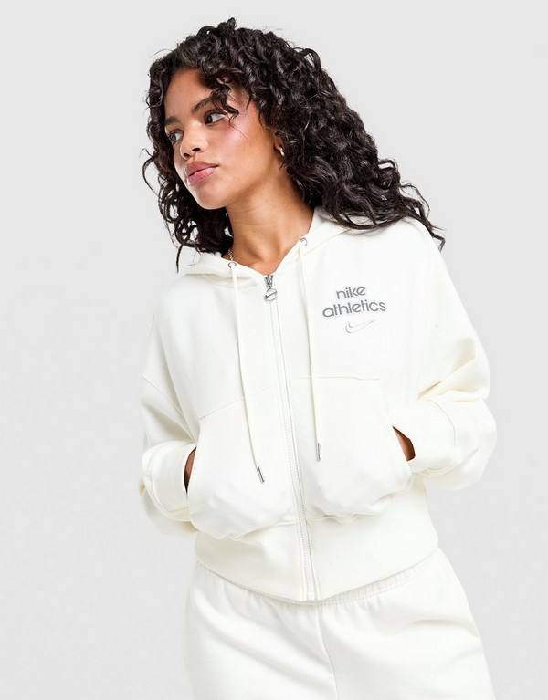 Nike Bluza Rozpinana Z Kapturem W Nk Phnx Flc Fz - obrazek 2
