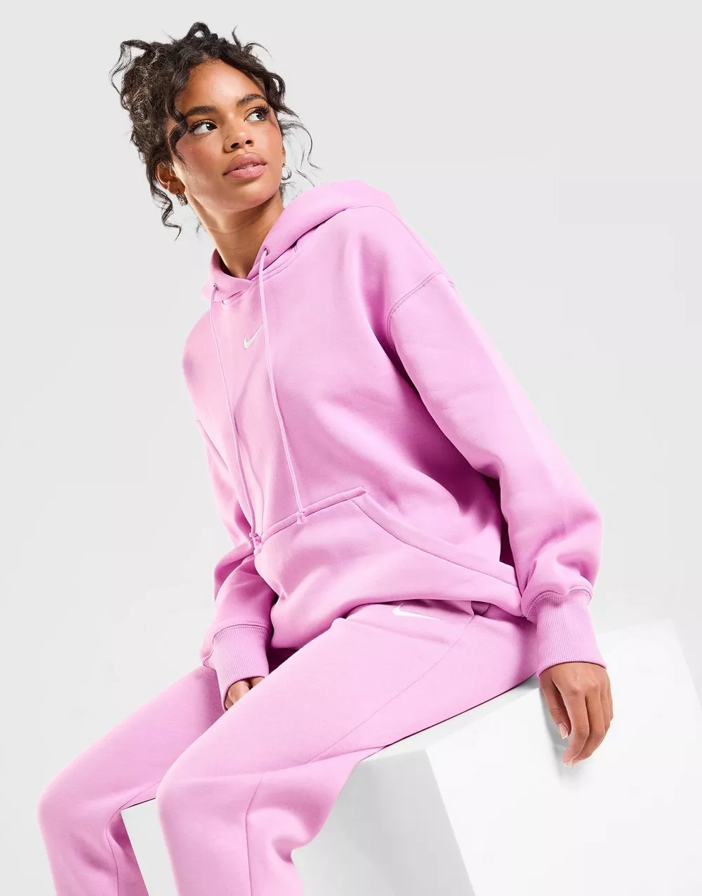 NIKE КОФТА З КАПЮШОНОМ W NSW PHNX FLC OS PO HOODIE, фото 1 з 5