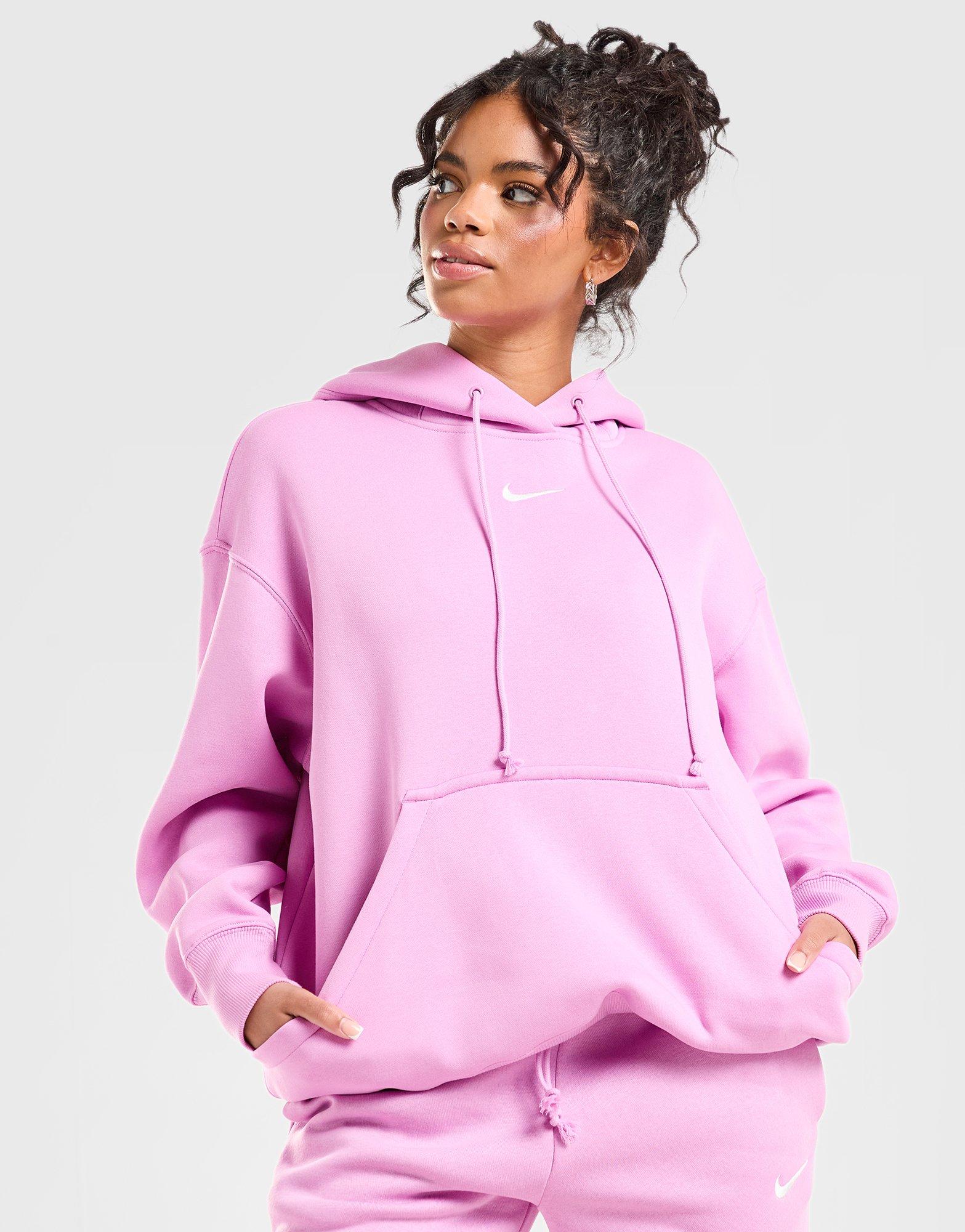Bluza damska NIKE BLUZA Z KAPTUREM W NSW PHNX FLC OS PO HOODIE DQ5860-503 Różowy