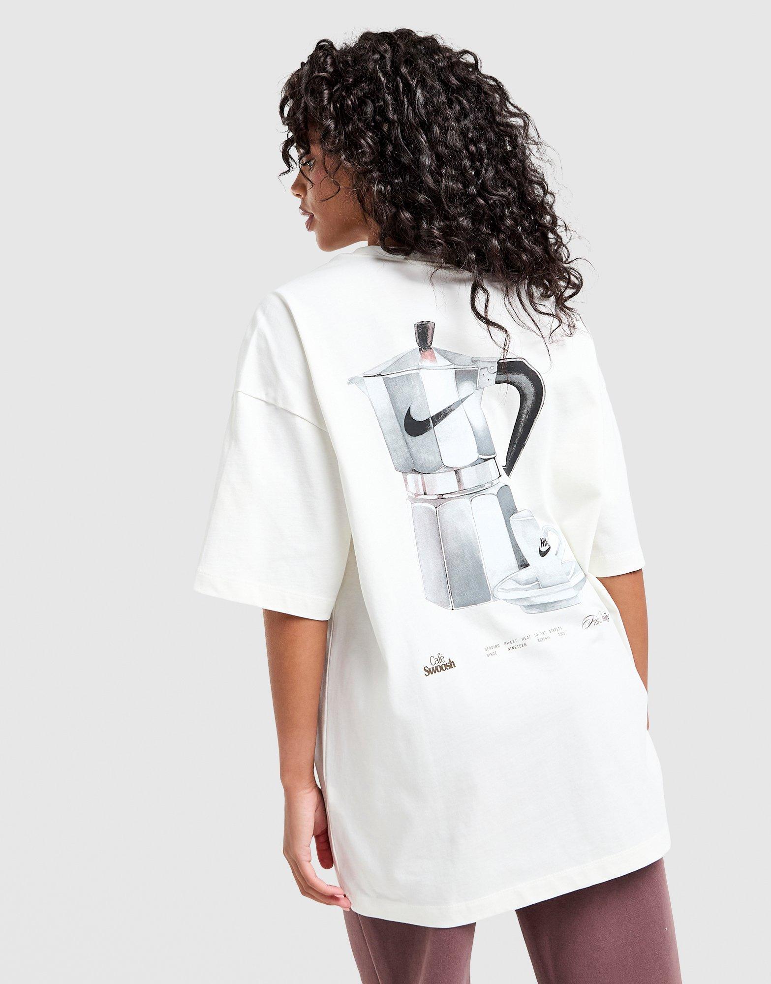 Koszulka, t-shirt damski NIKE T-SHIRT W NSW CLASSIC SS TEE ENERGY IQ1091-133 Beżowy