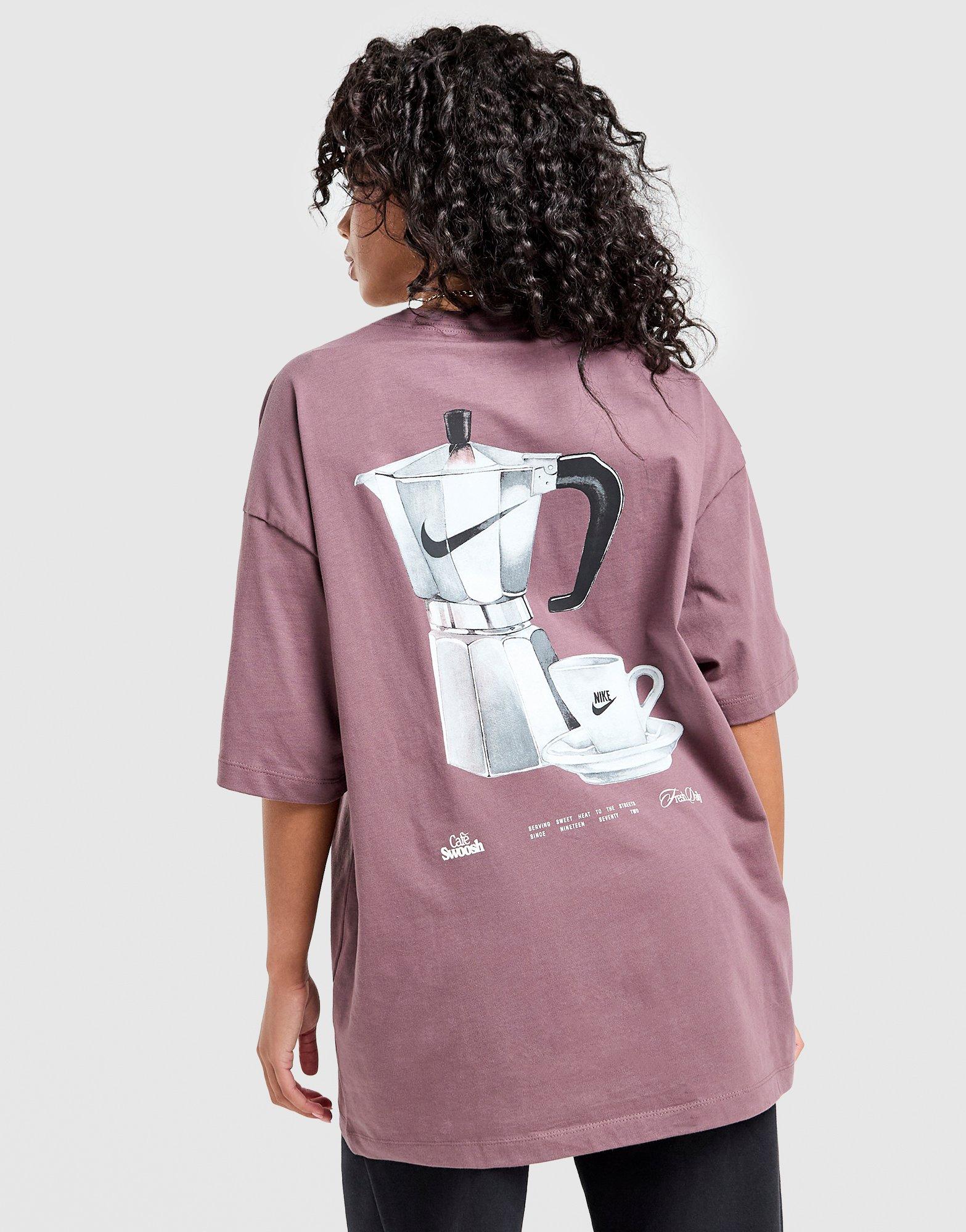 Koszulka, t-shirt damski NIKE T-SHIRT W NSW CLASSIC SS TEE ENERGY IQ1091-502 Brązowy