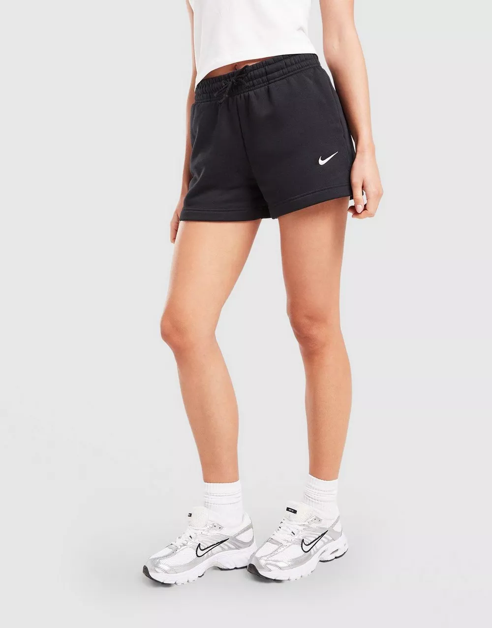 NIKE ШОРТИ W NSW PHNX FLC MR STD 4IN SHRT, фото 1 з 4
