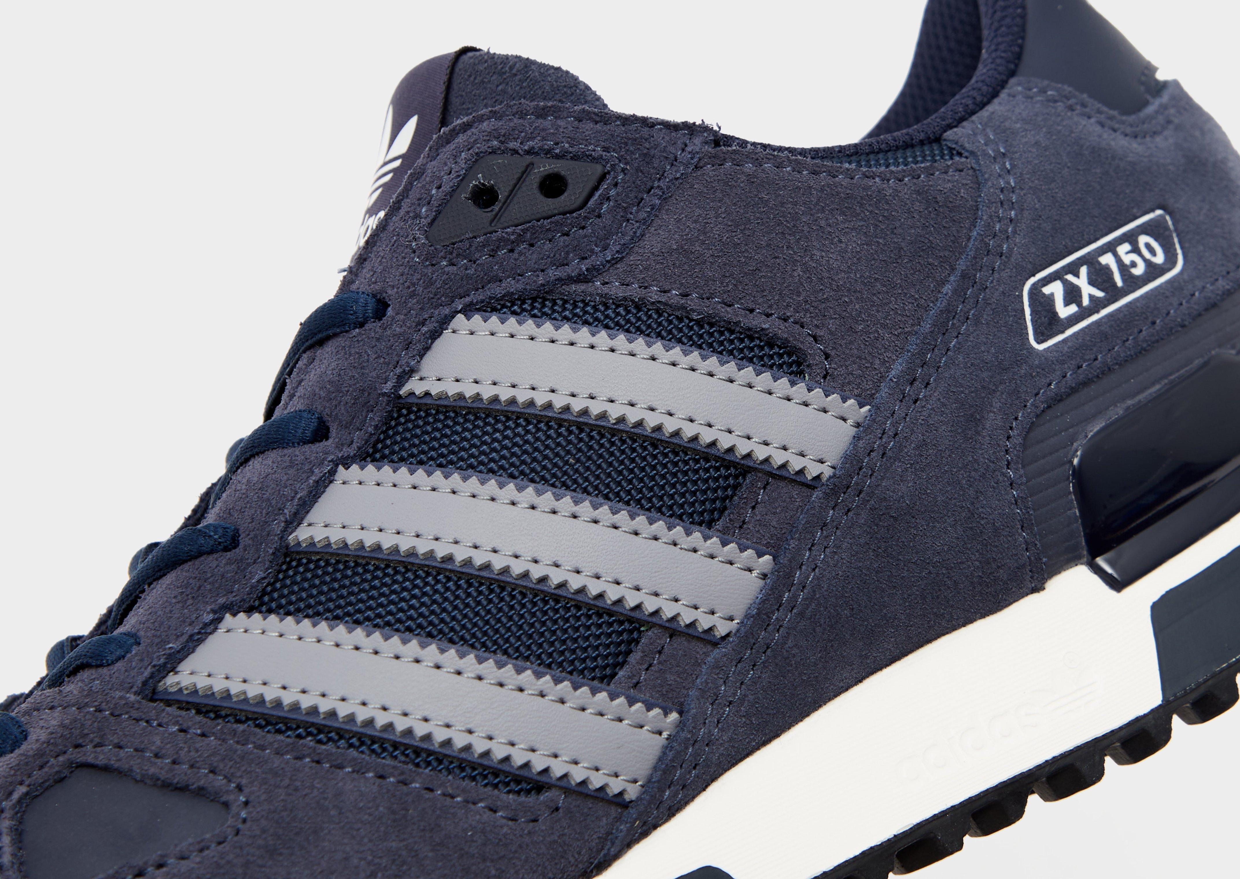 Buty sneakersy męskie ADIDAS ZX 750 KJ2106 Niebieski