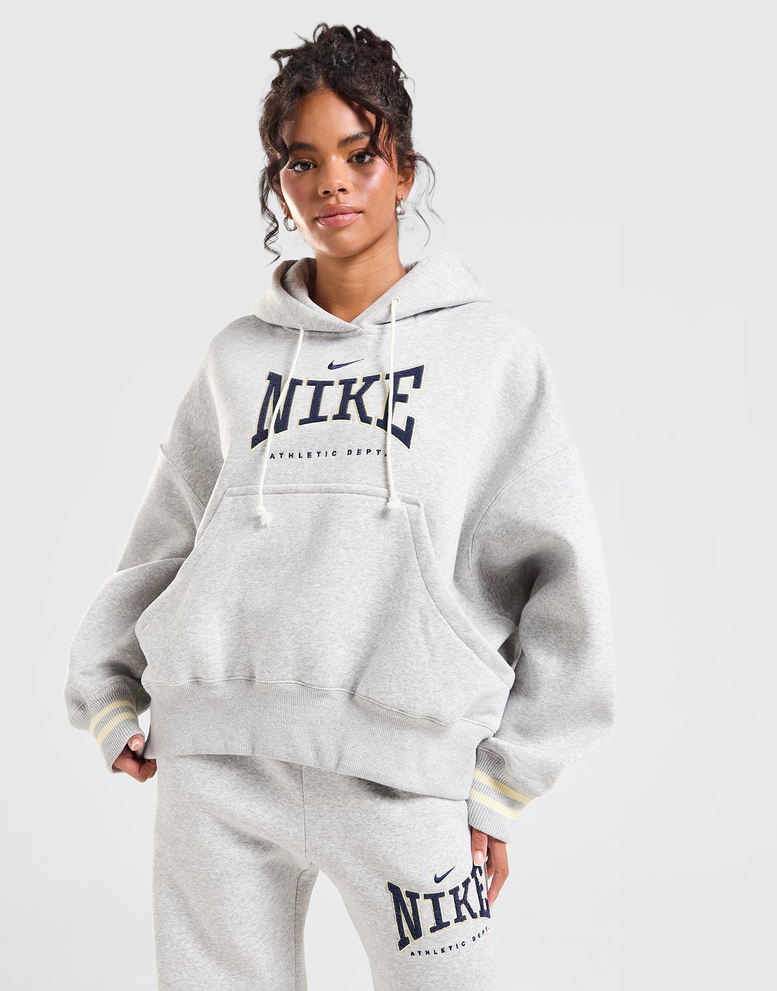 Жіночі кофти NIKE BLUZA Z KAPTUREM W NK PHX FLC OS PO HOODIE GX IR4993-045 Сірий