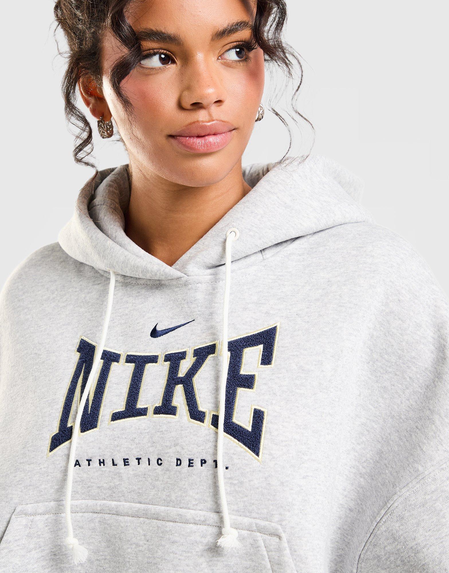 Жіночі кофти NIKE BLUZA Z KAPTUREM W NK PHX FLC OS PO HOODIE GX IR4993-045 Сірий