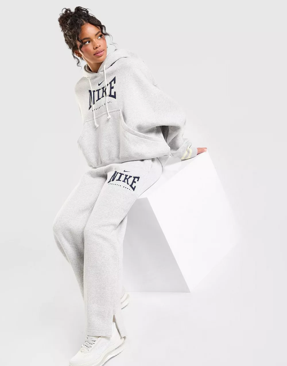 NIKE ШТАНИ W NK PHX FLC HR WD LEG PANT GX, фото 1 з 5