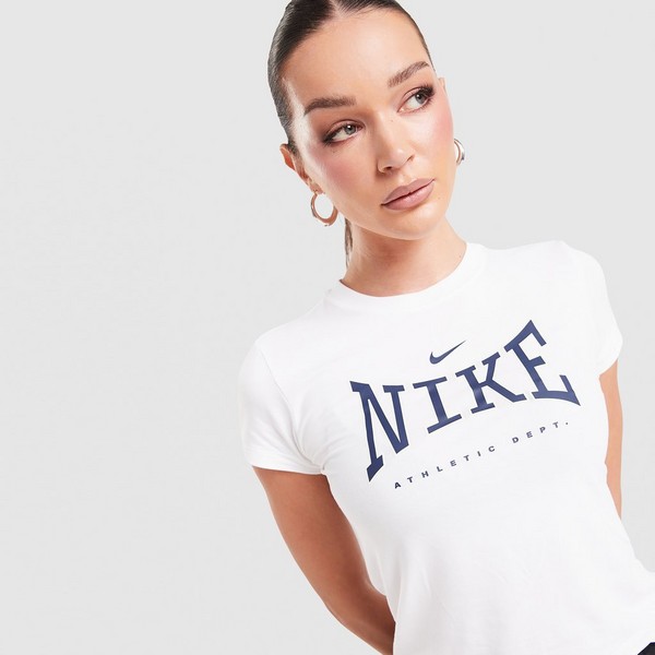 NIKE T-SHIRT W NSW MOD CROP ATH LEAGUE TEE