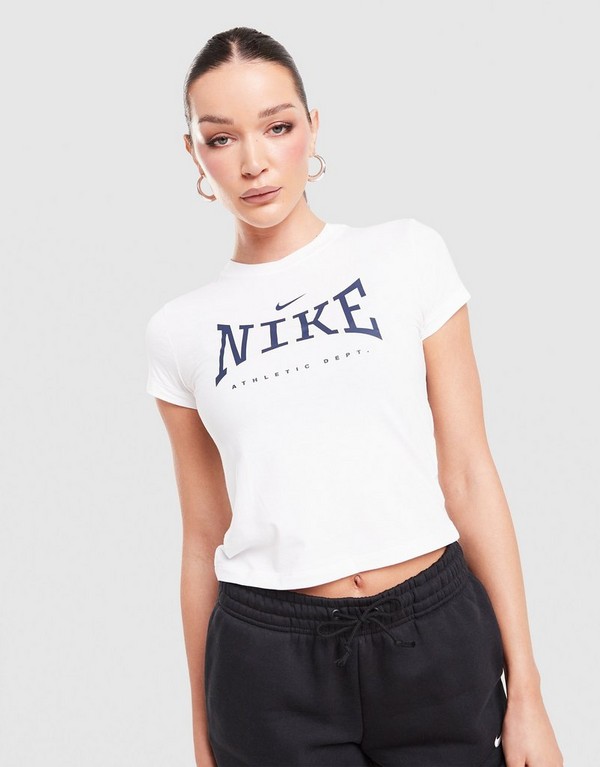 Nike T-Shirt W Nsw Mod Crop Ath League Tee - obrazek 3