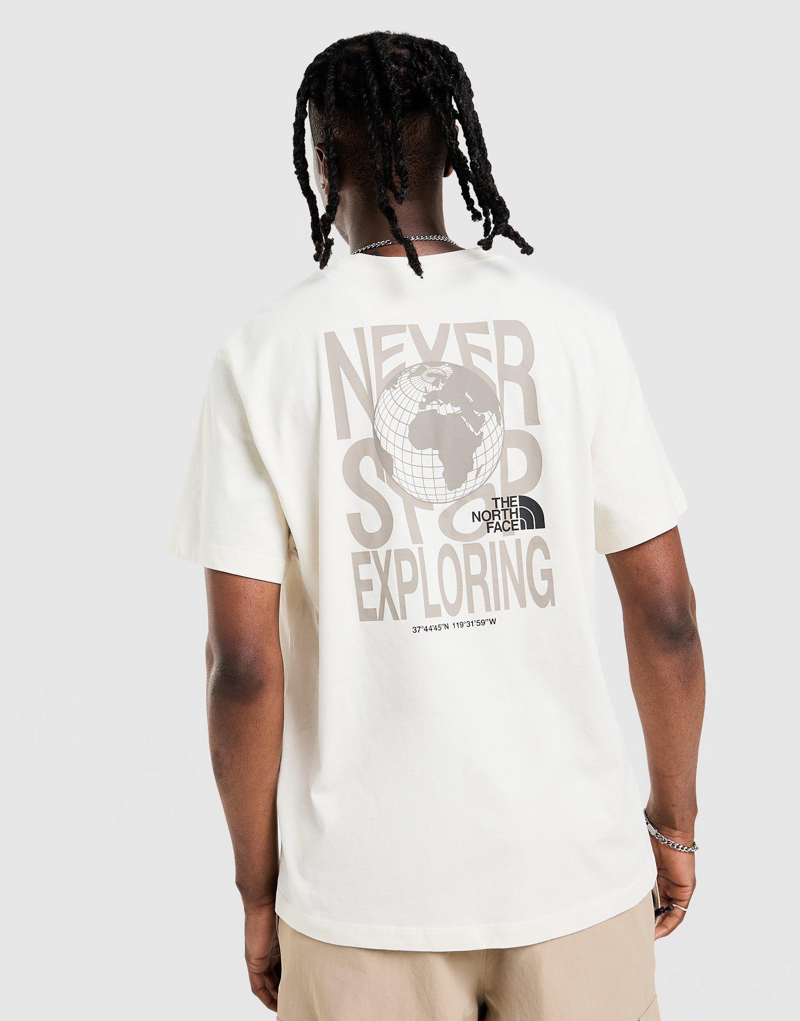 Pánske tričko THE NORTH FACE TRIČKO M GLOBE FONT RELAXED SS TEE NF0A8J2MQLI1 Béžová