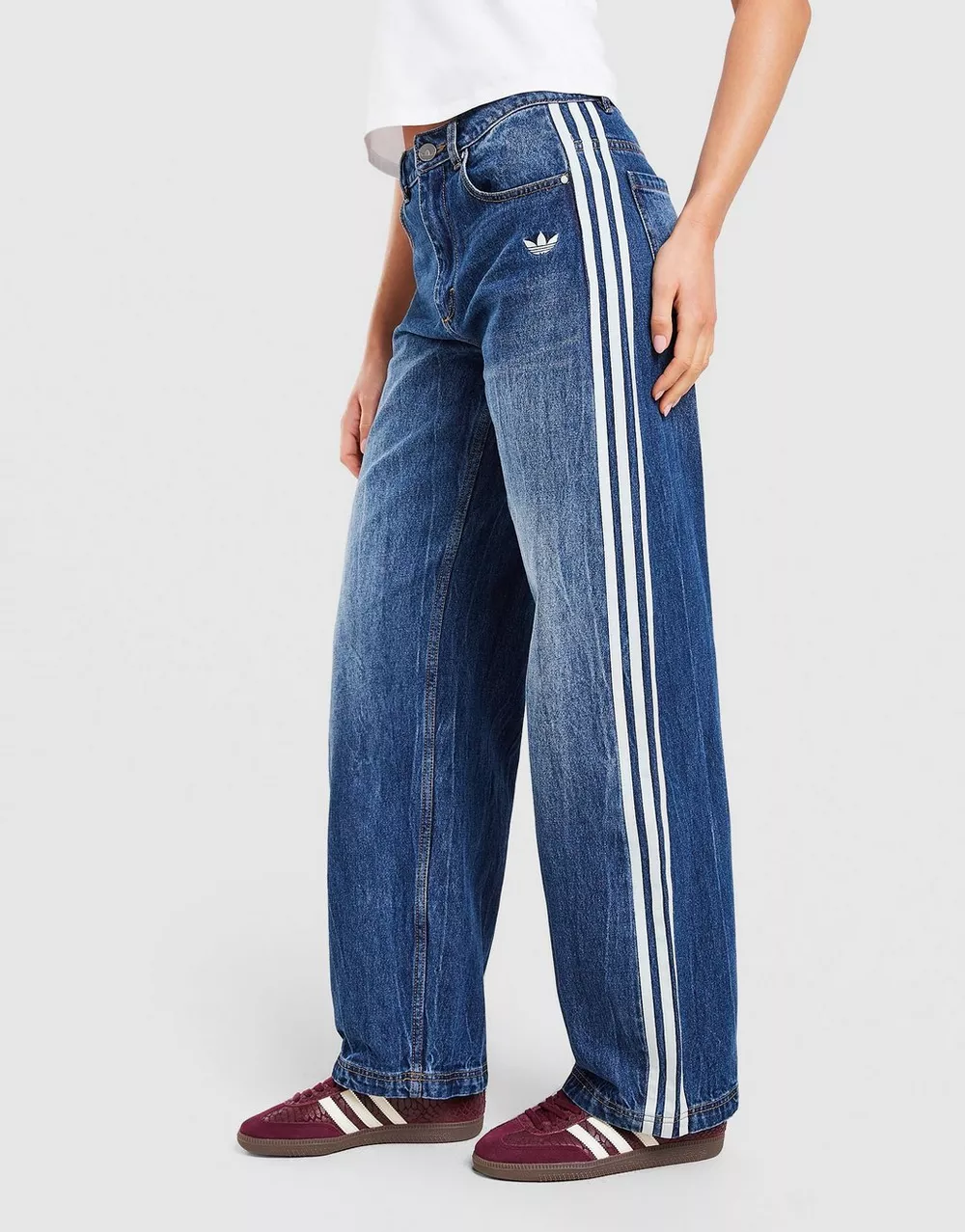 ADIDAS ШТАНИ VINTAGE DAD JEANS, фото 1 з 7